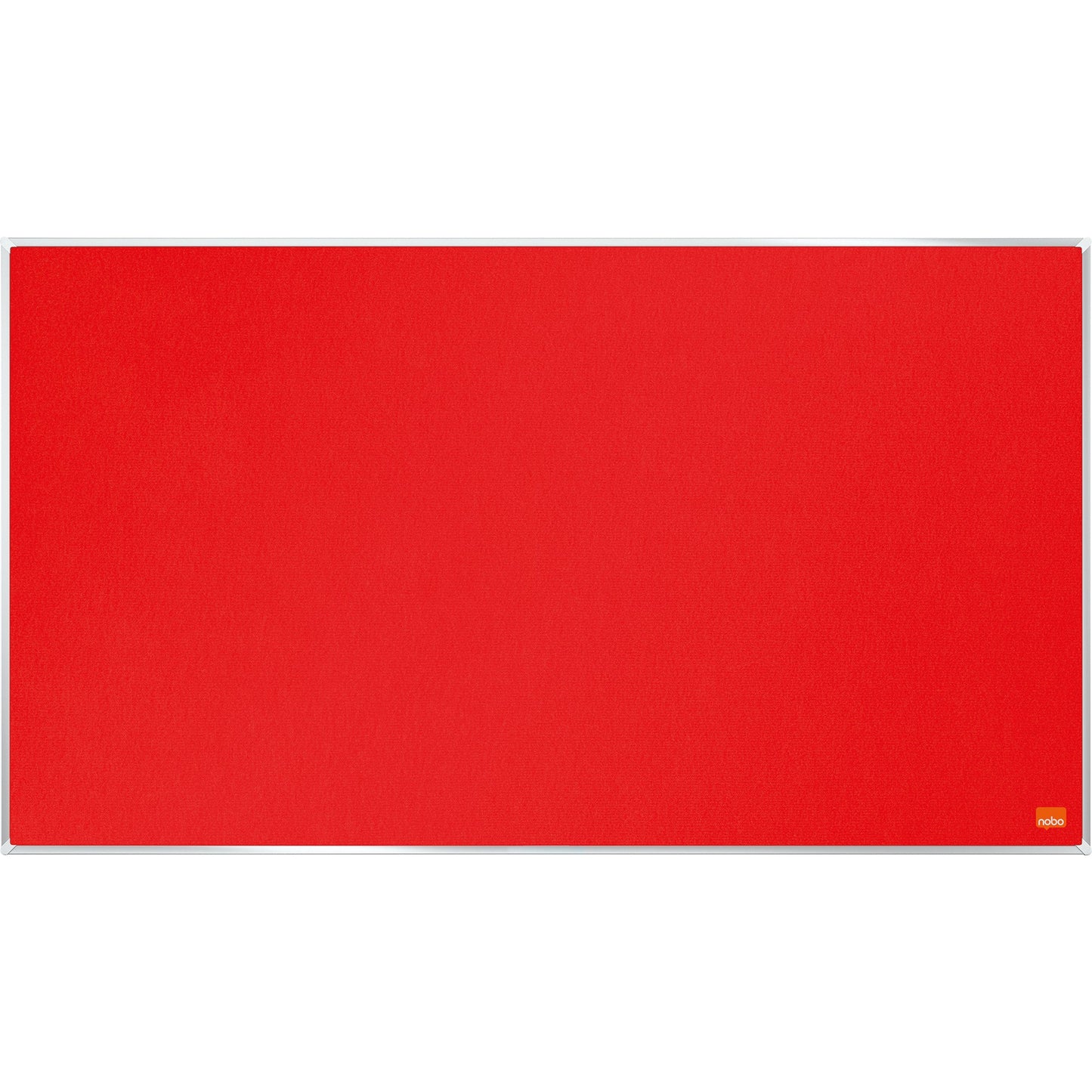 Nobo® Pinnwand Impression Pro Widescreen 71 x 40 cm (B x H) Maße der Oberfläche: 70,2 x 39,2 cm (B x H) Filz Material des Rahmens: Aluminium rot