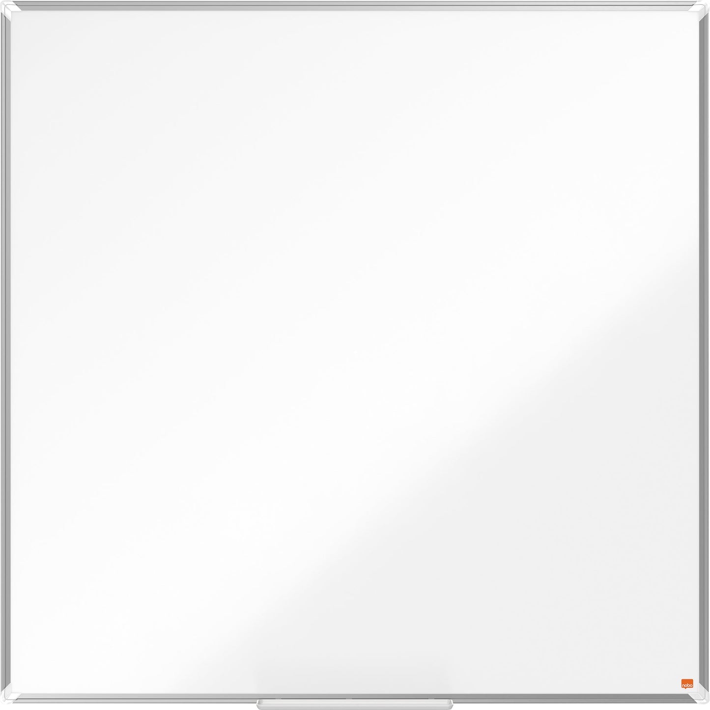 Nobo® Whiteboard Premium Plus Nano CleanT Maße der Oberfläche: 120 x 120 cm (B x H) Tafel magnethaftend nicht beidseitig beschreibbar inkl. Nobo Marker Stahl lackiert weiß