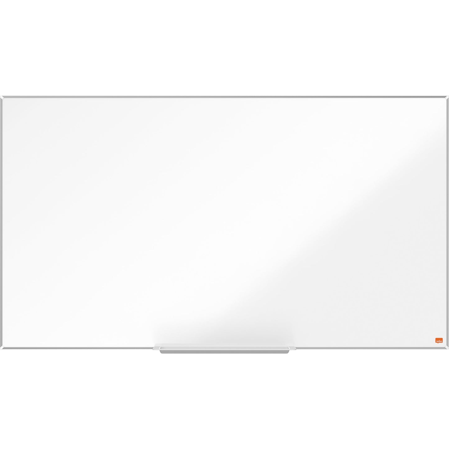 Nobo® Whiteboard Impression Pro Stahl Widescreen Maße der Oberfläche: 122 x 69 cm (B x H) Tafel magnethaftend nicht beidseitig beschreibbar inkl. Nobo Marker Stahl lackiert weiß