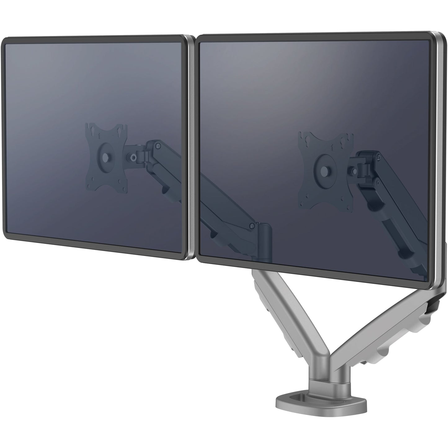 Fellowes® Monitorschwenkarm EppaT 2 x 8kg Stahl silber