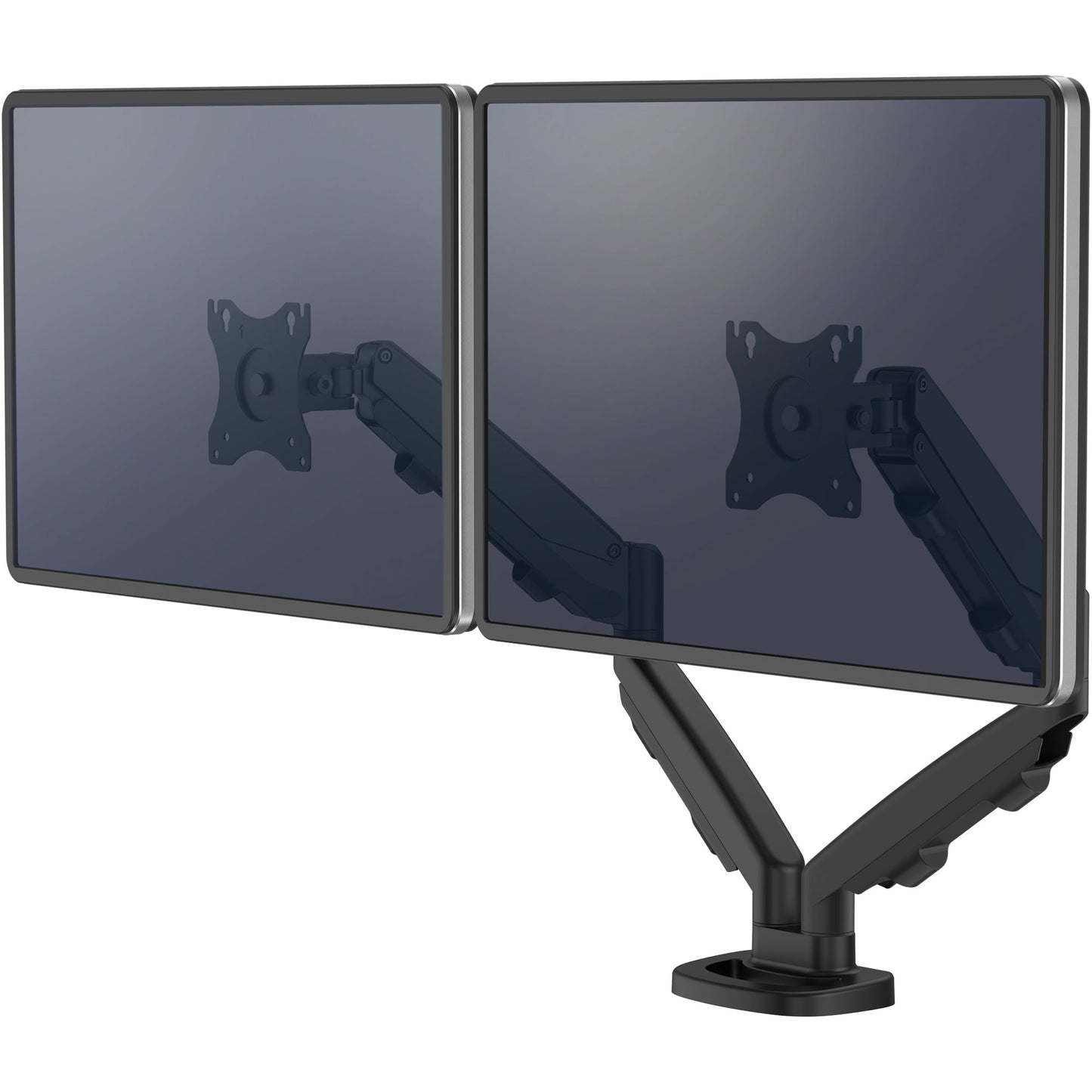 Fellowes® Monitorschwenkarm EppaT 2 x 8kg Stahl schwarz