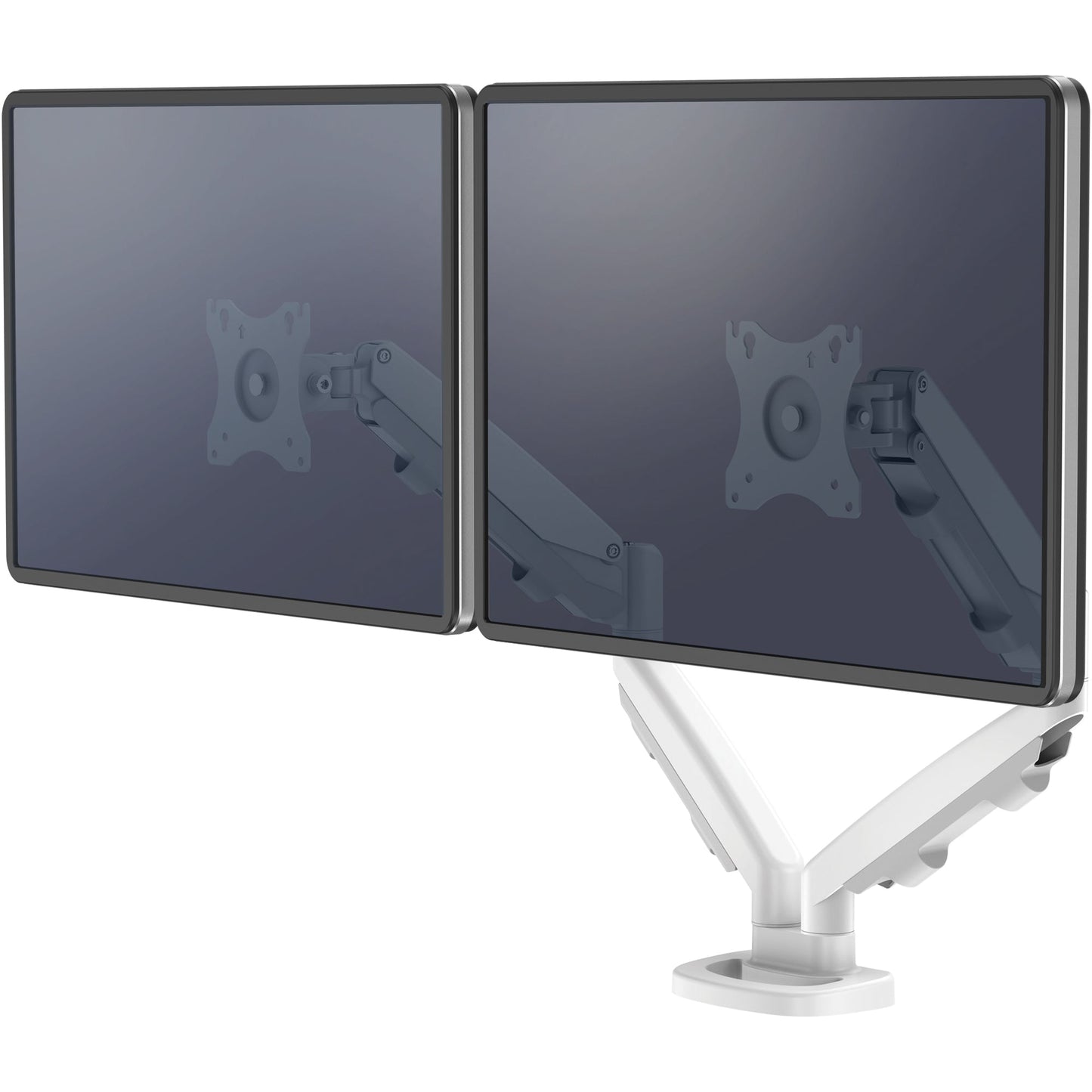 Fellowes® Monitorschwenkarm EppaT 2 x 8kg Stahl weiß