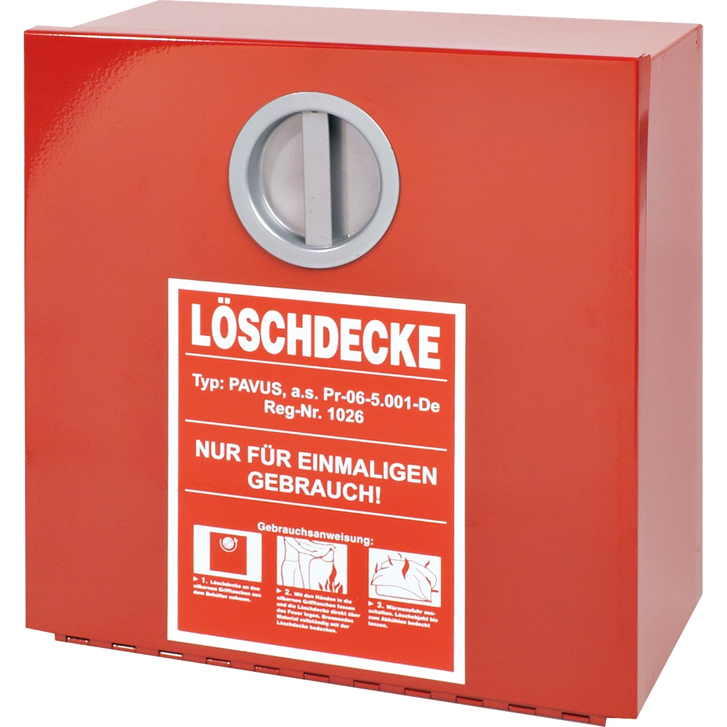 SÖHNGEN® Feuerlöschdeckenkasten Löschdecke 0602054 30 x 30 x 12,5 cm (B x H x T) Metall rot