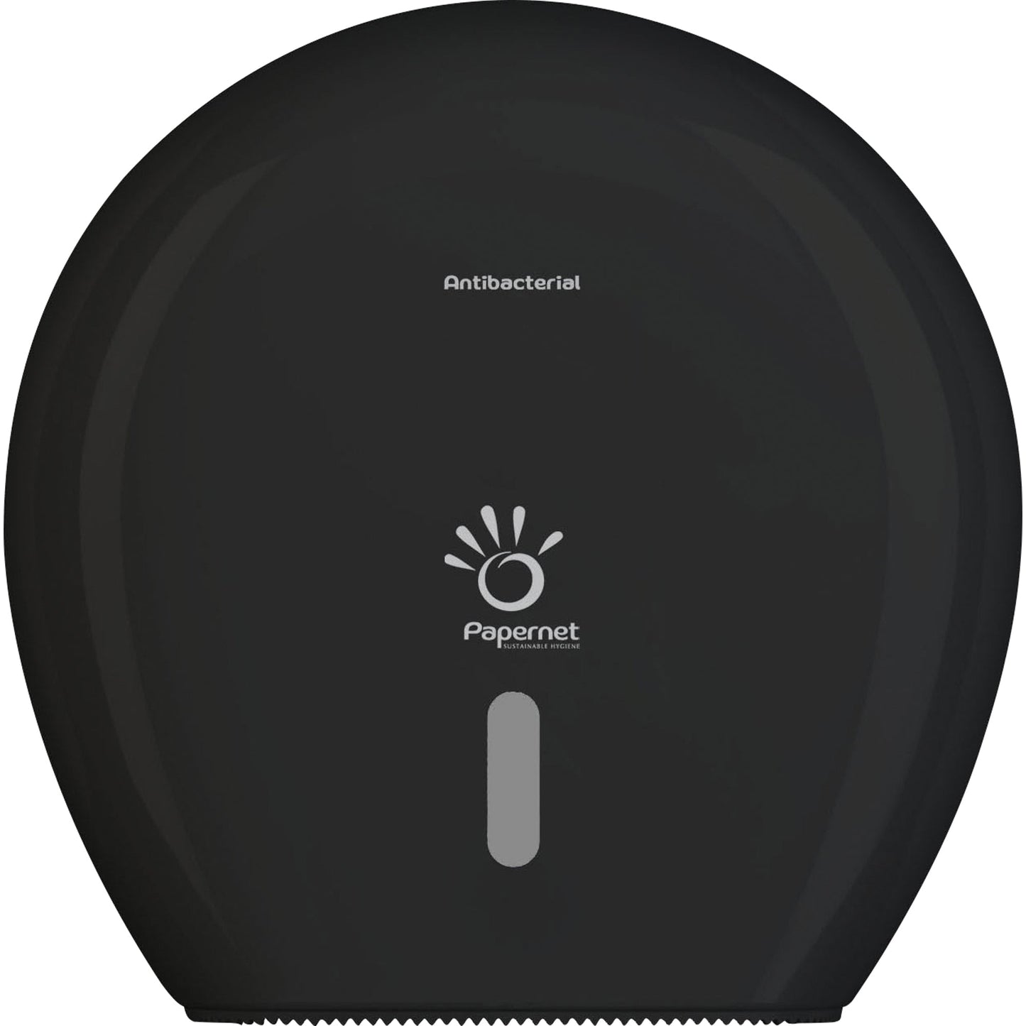 Papernet Toilettenpapierspender Großrolle 34,5 x 34,5 x 14,8 cm (B x H x T) Kunststoff schwarz