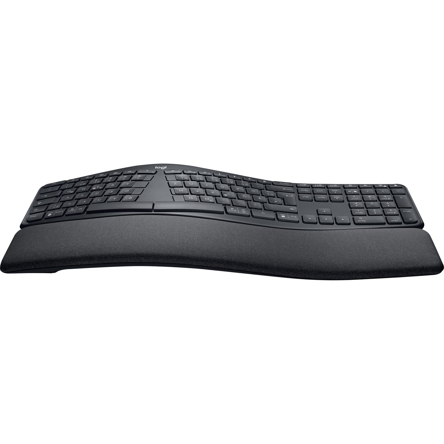 Logitech Tastatur ERGO K860 USB-A 10m inkl. USB-Empfänger, Schnellstartanleitung schwarz