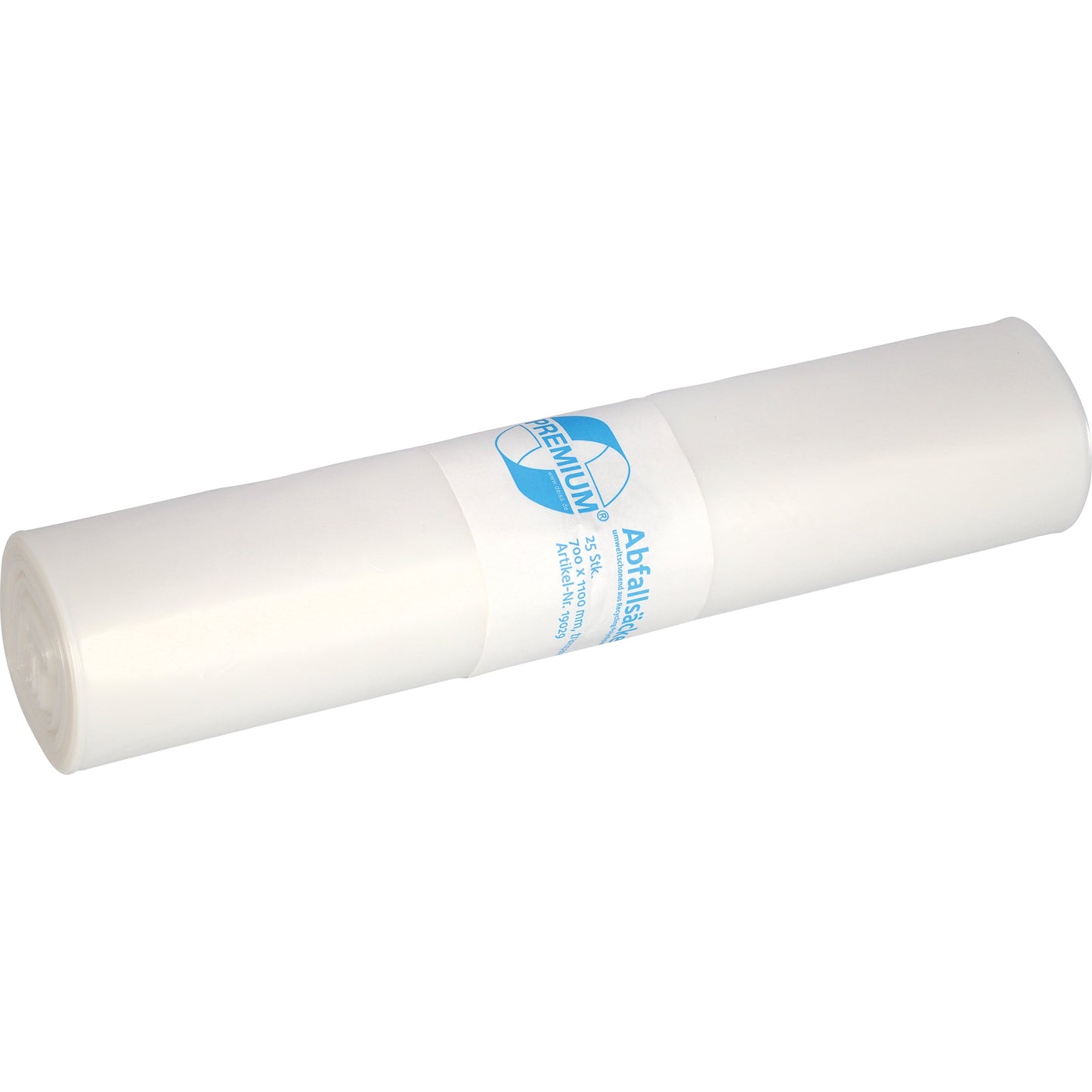 Müllsack Premium Typ 60 70 x 110 cm (B x H) 40µm 120l transparent 25 St./Pack.