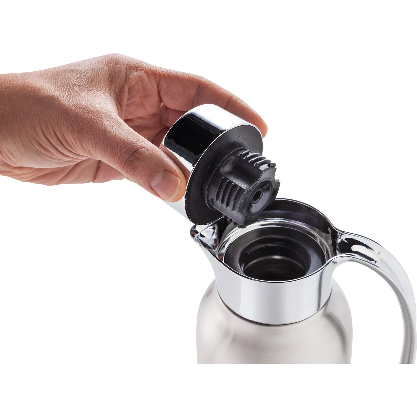 Helios Isolierkanne Meeting 0,6l Edelstahl edelstahl