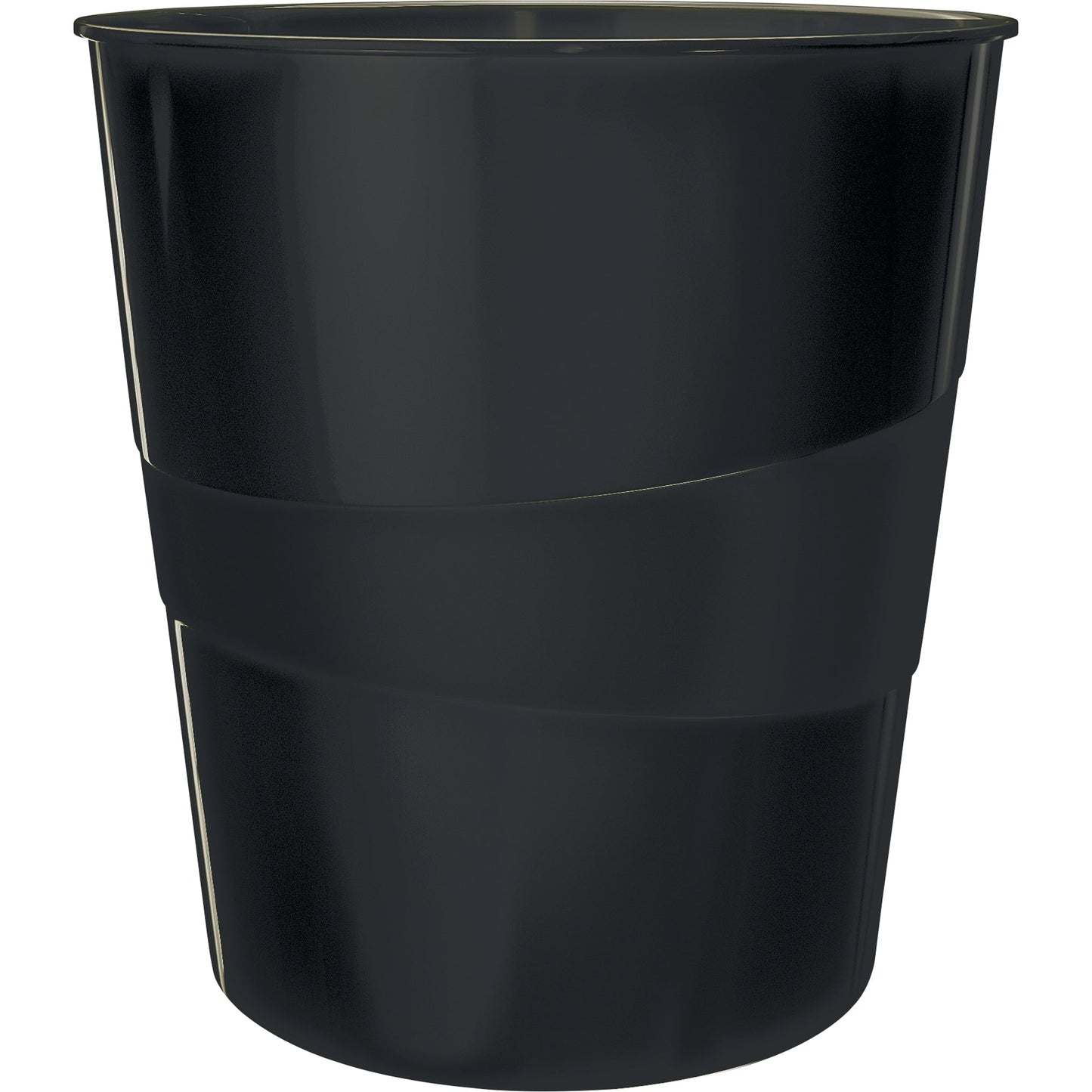 Leitz Papierkorb Recycle 29 x 32,4 cm (Ø x H) recycelbar Kunststoff, 98 % recycelt Farbe: schwarz