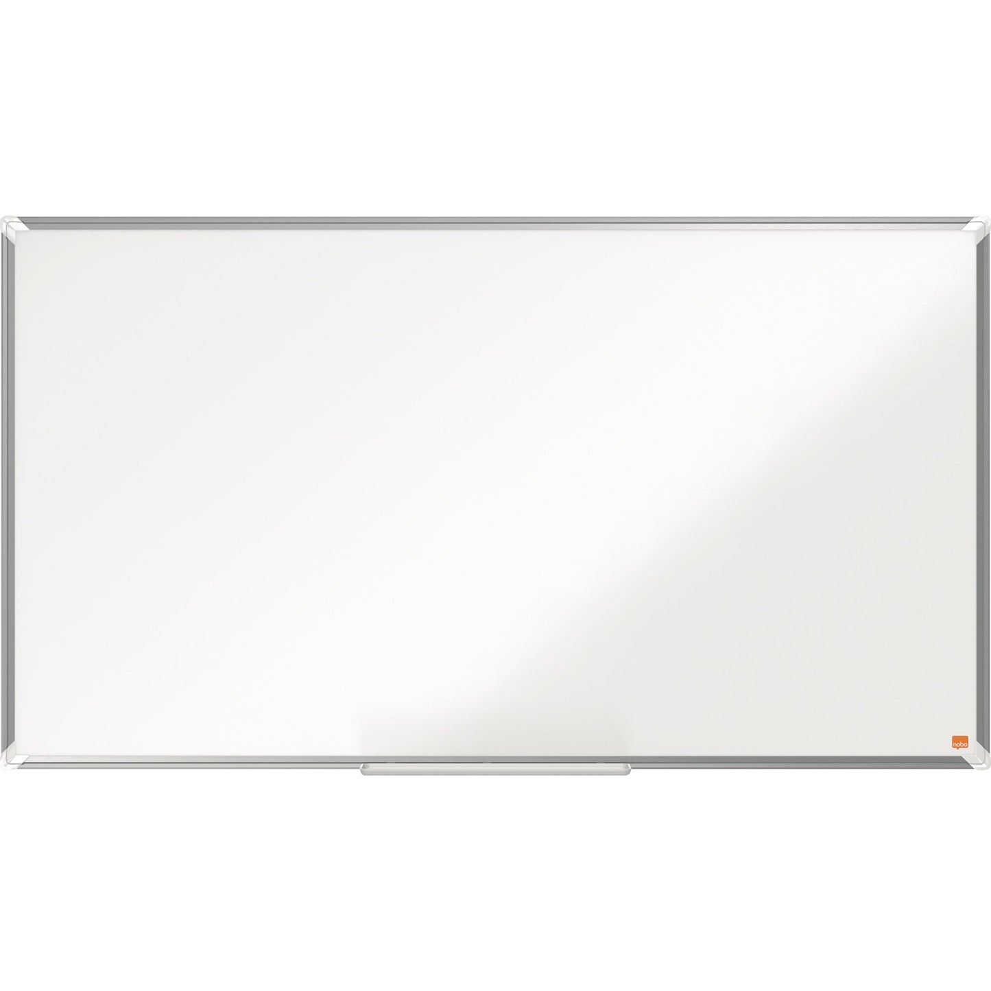 Nobo® Whiteboard Premium Plus Widescreen Maße der Oberfläche: 122 x 69 cm (B x H) Tafel magnethaftend nicht beidseitig beschreibbar inkl. Nobo Marker Stahl emailliert weiß