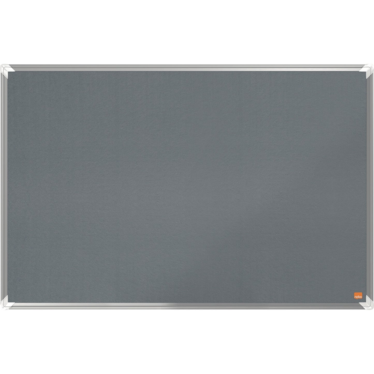 Nobo® Pinnwand Premium Plus 90 x 60 cm (B x H) Maße der Oberfläche: 87,1 x 56,2 cm (B x H) Filz Material des Rahmens: Aluminium grau