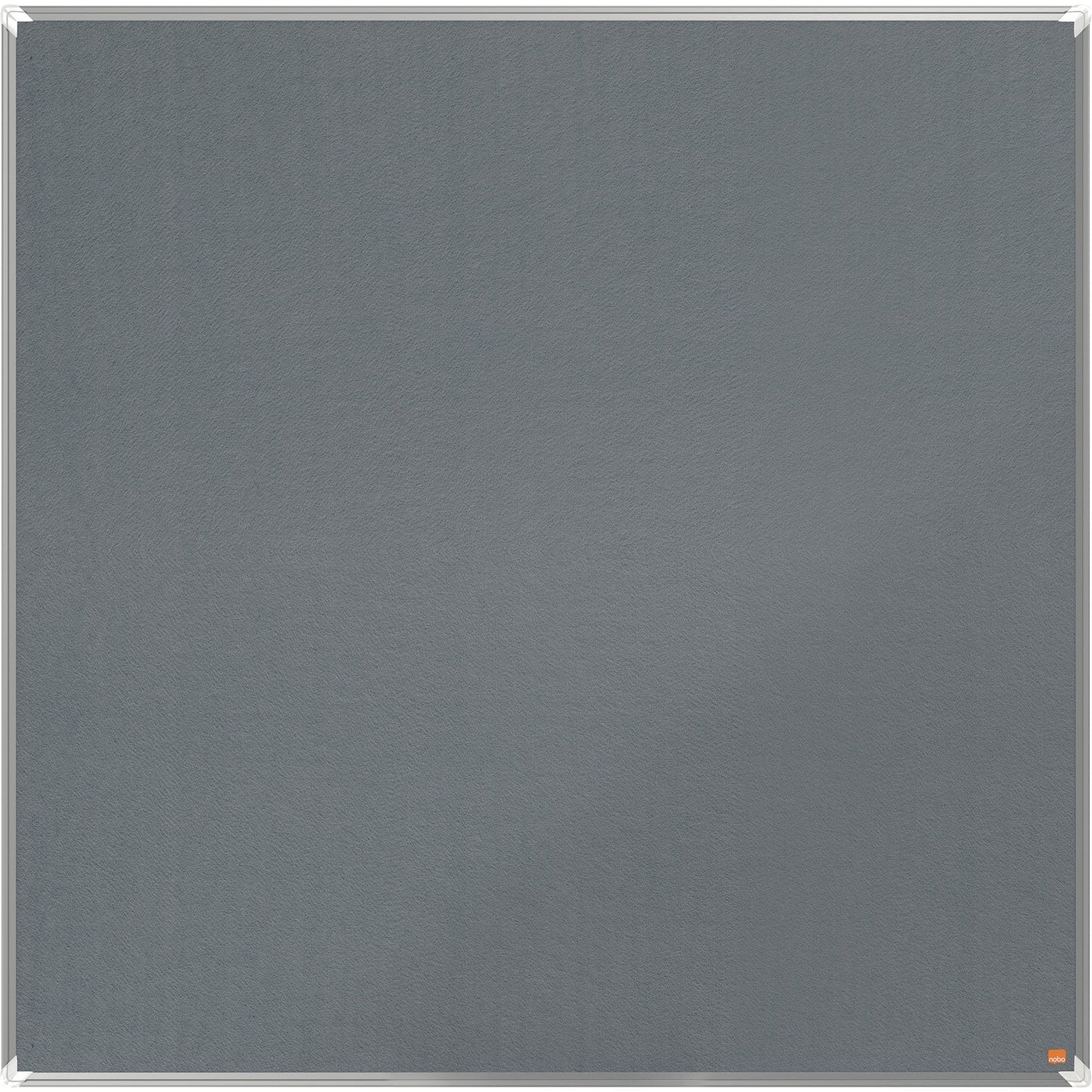 Nobo® Pinnwand Premium Plus 120 x 120 cm (B x H) Maße der Oberfläche: 116,9 x 116,9 cm (B x H) Filz Material des Rahmens: Aluminium grau