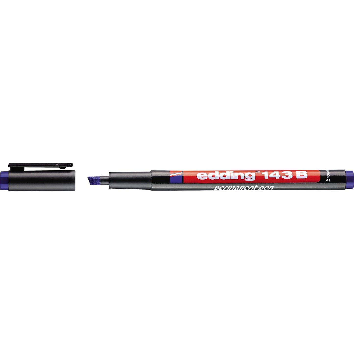 edding Folienstift 143 B 1-3mm blau nicht dokumentenecht