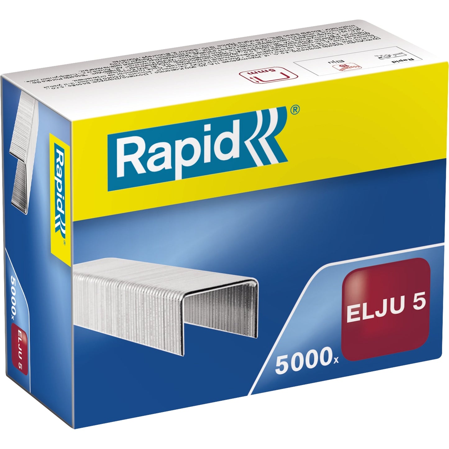 Rapid Heftklammer Elju 53/8 Rapid Heftzange Elju 31061107 5.000 St./Pack.