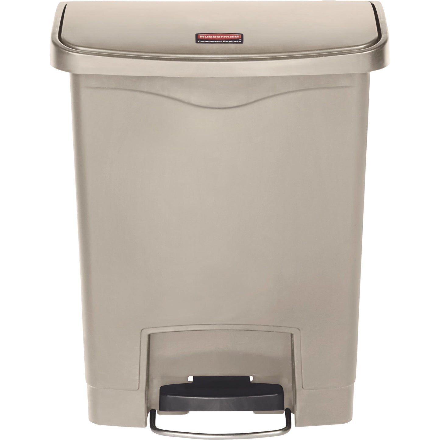 Rubbermaid Tretabfalleimer SLIM JIM® STEP-ON 37 x 85,42 x 60,83 cm (B x H x T) 90l Kunststoff beige