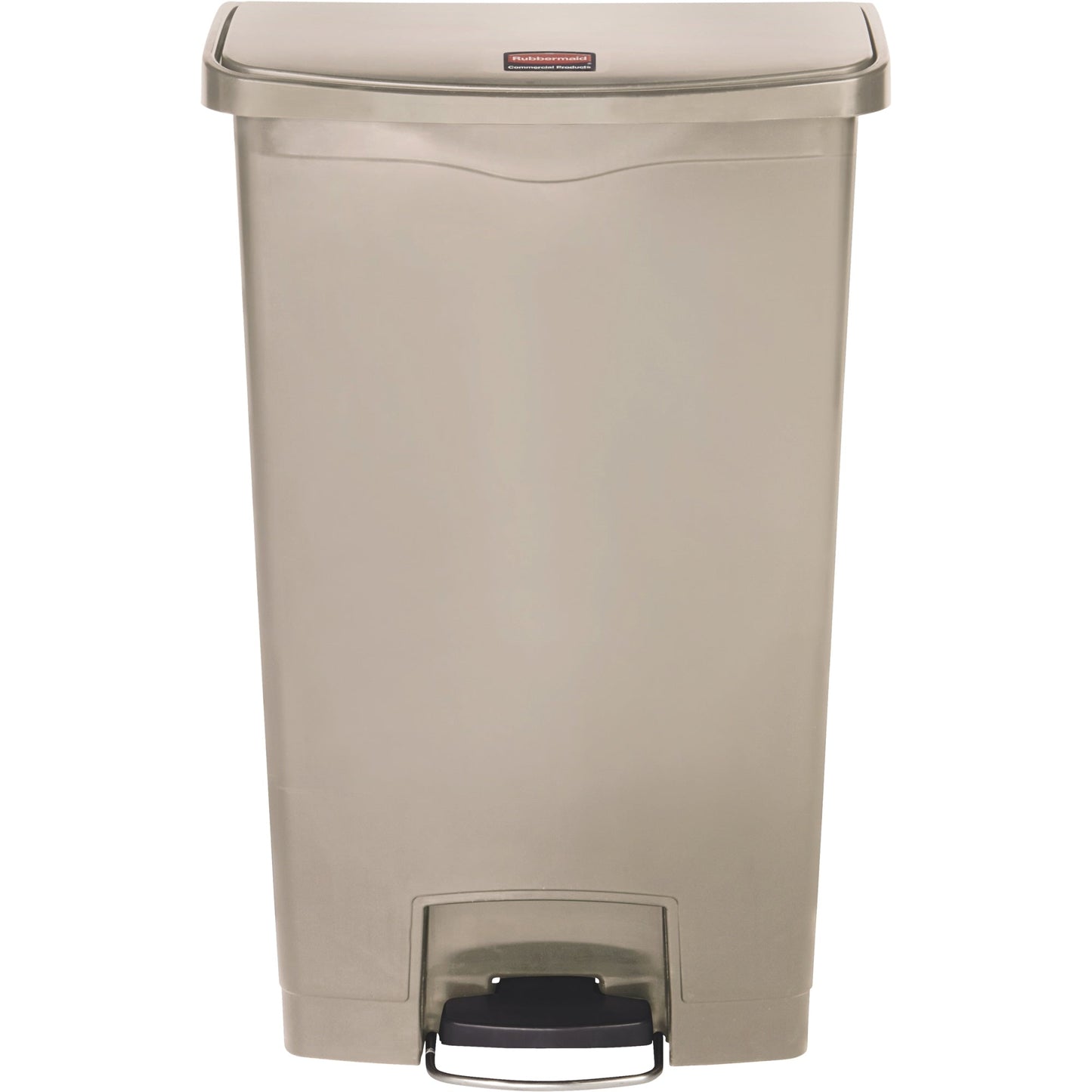 Rubbermaid Tretabfalleimer SLIM JIM® STEP-ON 33,02 x 80,98 x 52,37 cm (B x H x T) 68l Kunststoff beige