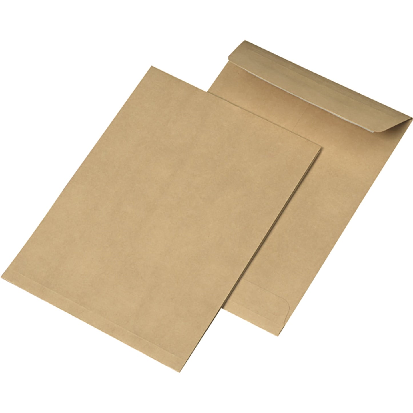 MAILmedia Faltentasche DIN C5 162 x 229 mm (B x H) ohne Fenster 110g/m² mit Haftklebung Kraftpapier braun 250 St./Pack.