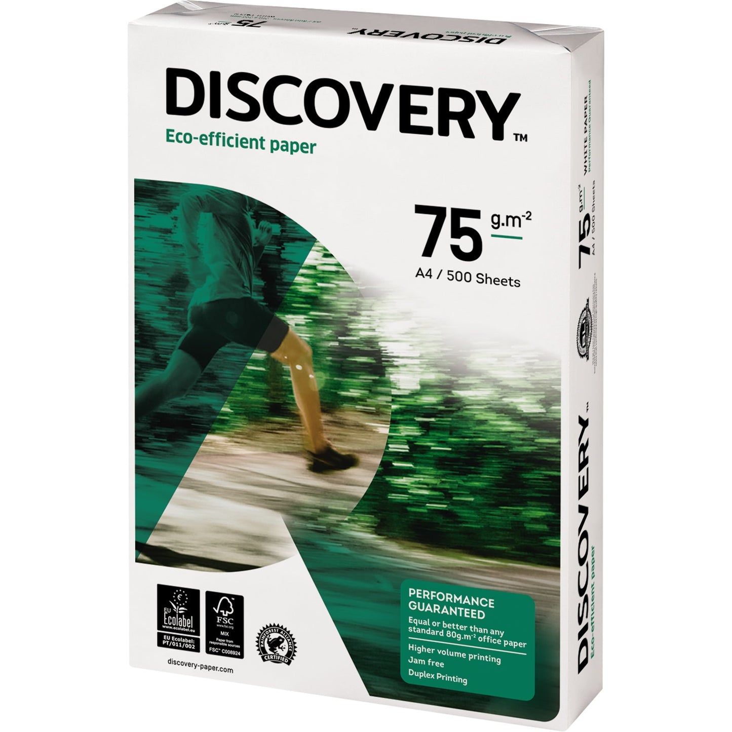 Discovery Kopierpapier DIN A4 75g/m² holzfrei 4fach Lochung weiß 500 Bl./Pack.