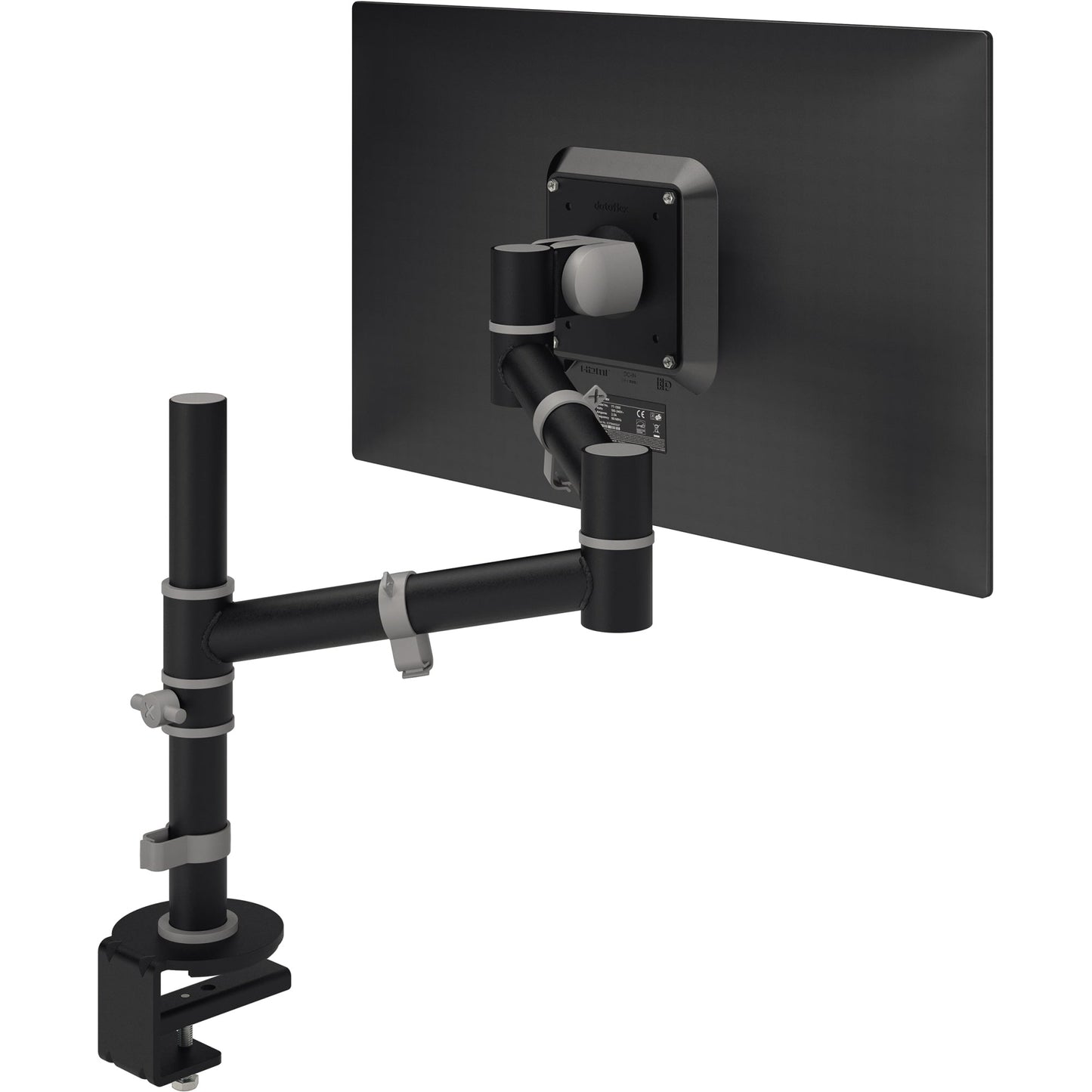 Dataflex Monitorschwenkarm Viewgo 120 8kg Stahl schwarz