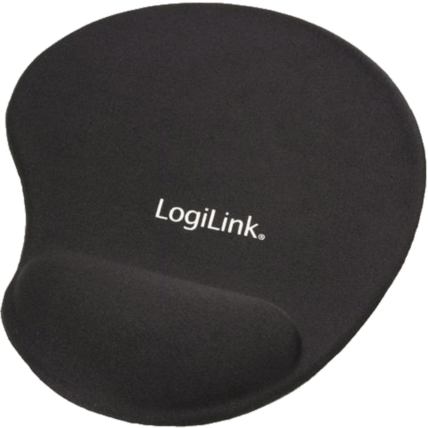 LogiLink Mauspad 24 x 2 x 21 cm (B x H x T) Gewebe/Gummi schwarz