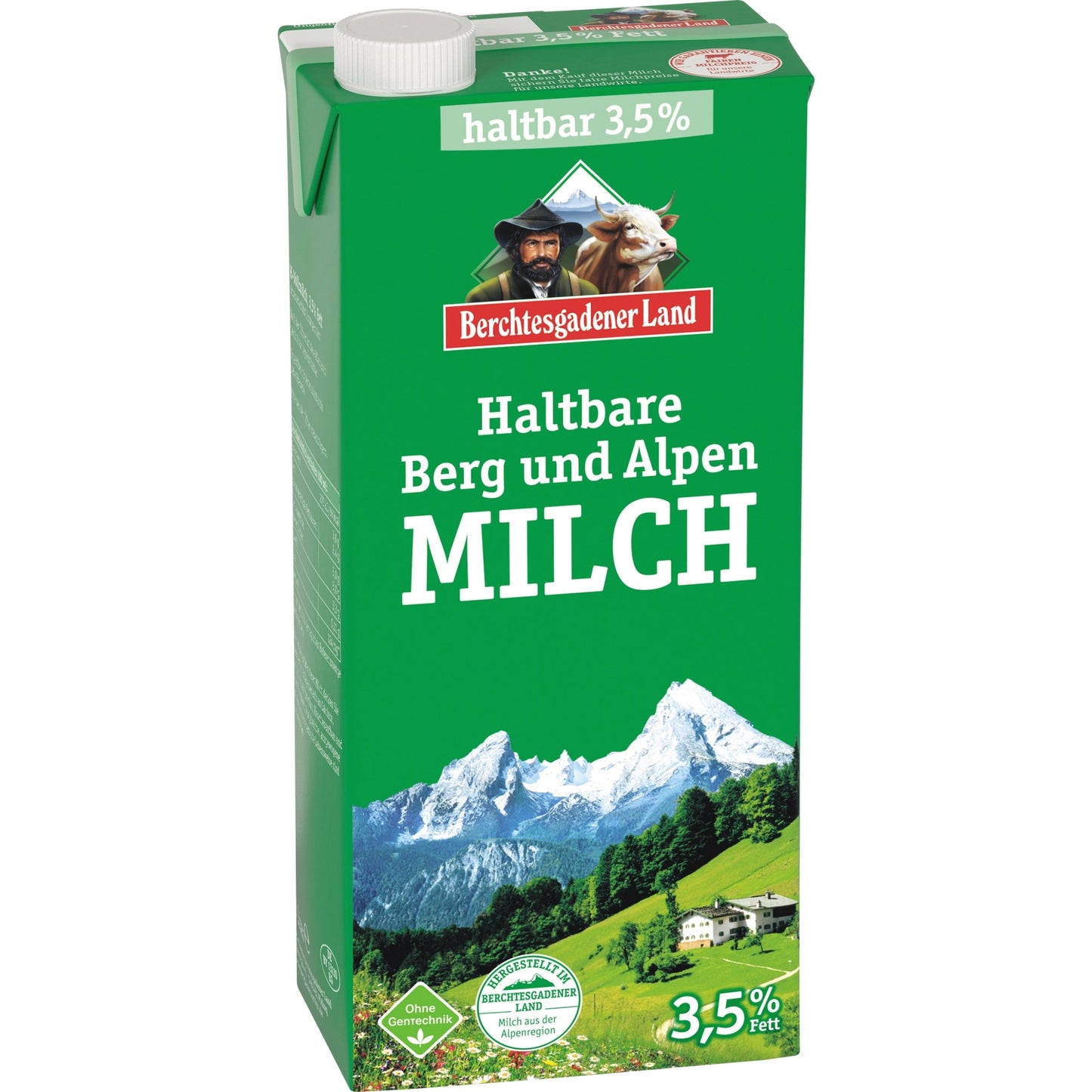 Berchtesgadener Land H-Milch 3,5% 12 x 1 l/Pack.