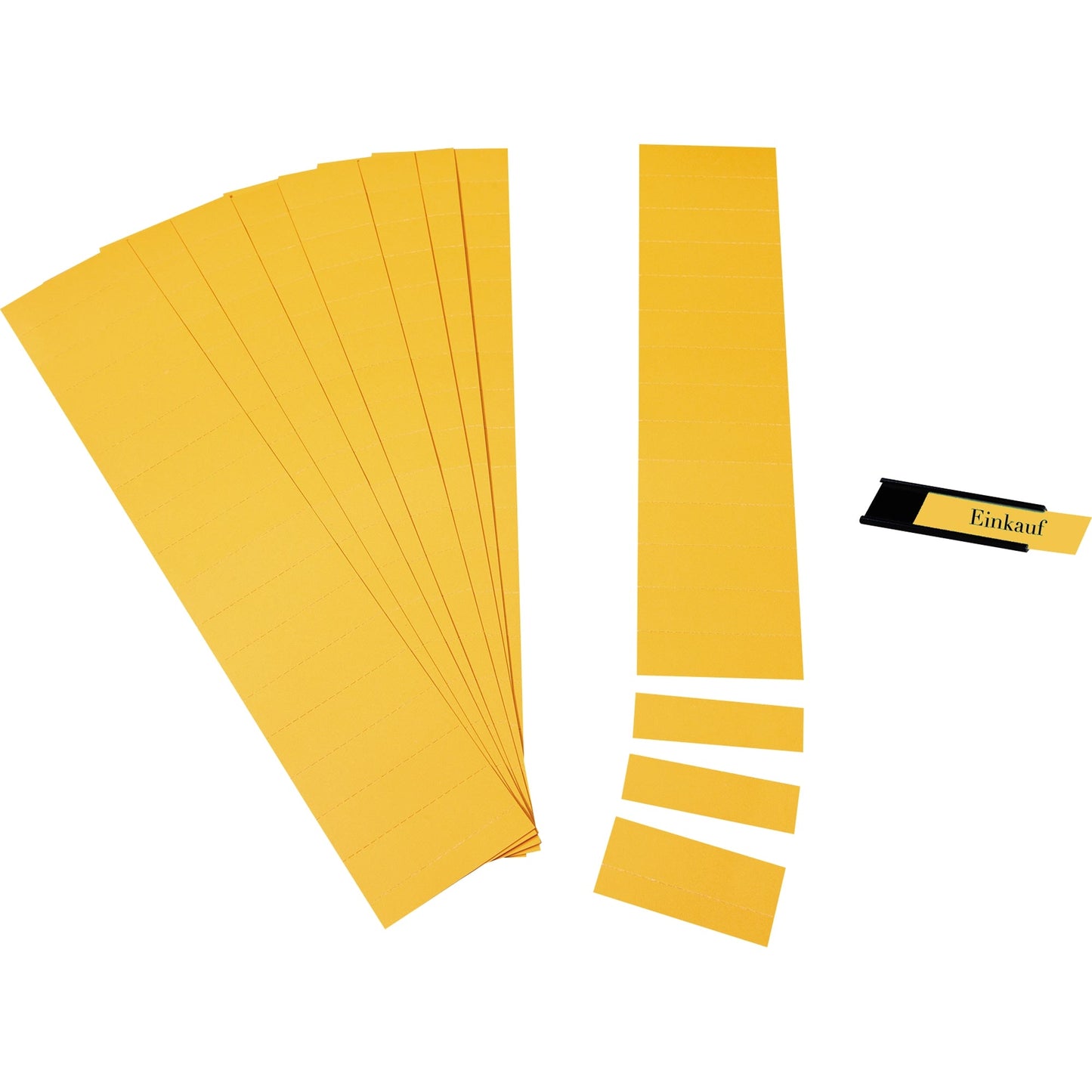 Ultradex Einsteckkarte C-Profil 7 x 1,7 cm (B x H) 190g/m² orange 170 St./Pack.