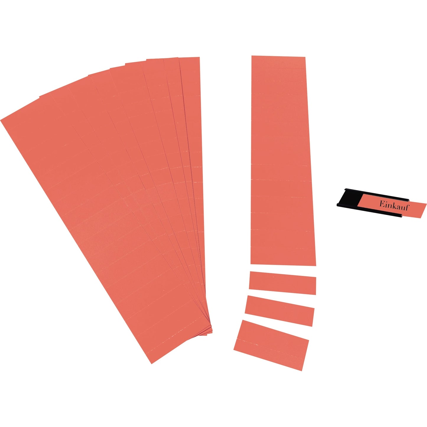 Ultradex Einsteckkarte C-Profil 6 x 1,7 cm (B x H) 190g/m² rot 170 St./Pack.
