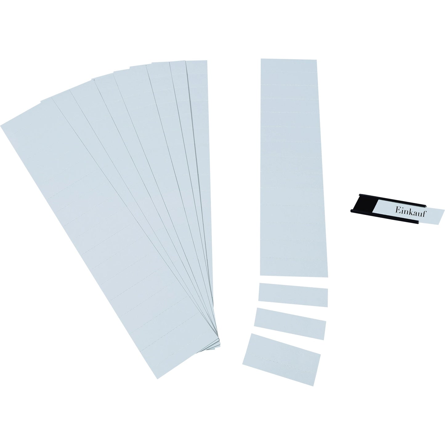 Ultradex Einsteckkarte C-Profil 6 x 1,7 cm (B x H) 190g/m² hellblau 170 St./Pack.