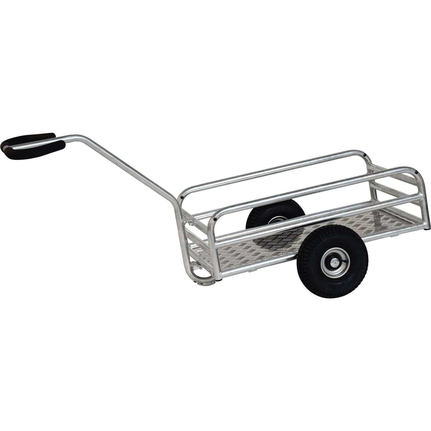 Fetra Handwagen 68,2 x 73,6 x 147,5 cm (B x H x T) 200kg Stahl, feuerverzinkt silber