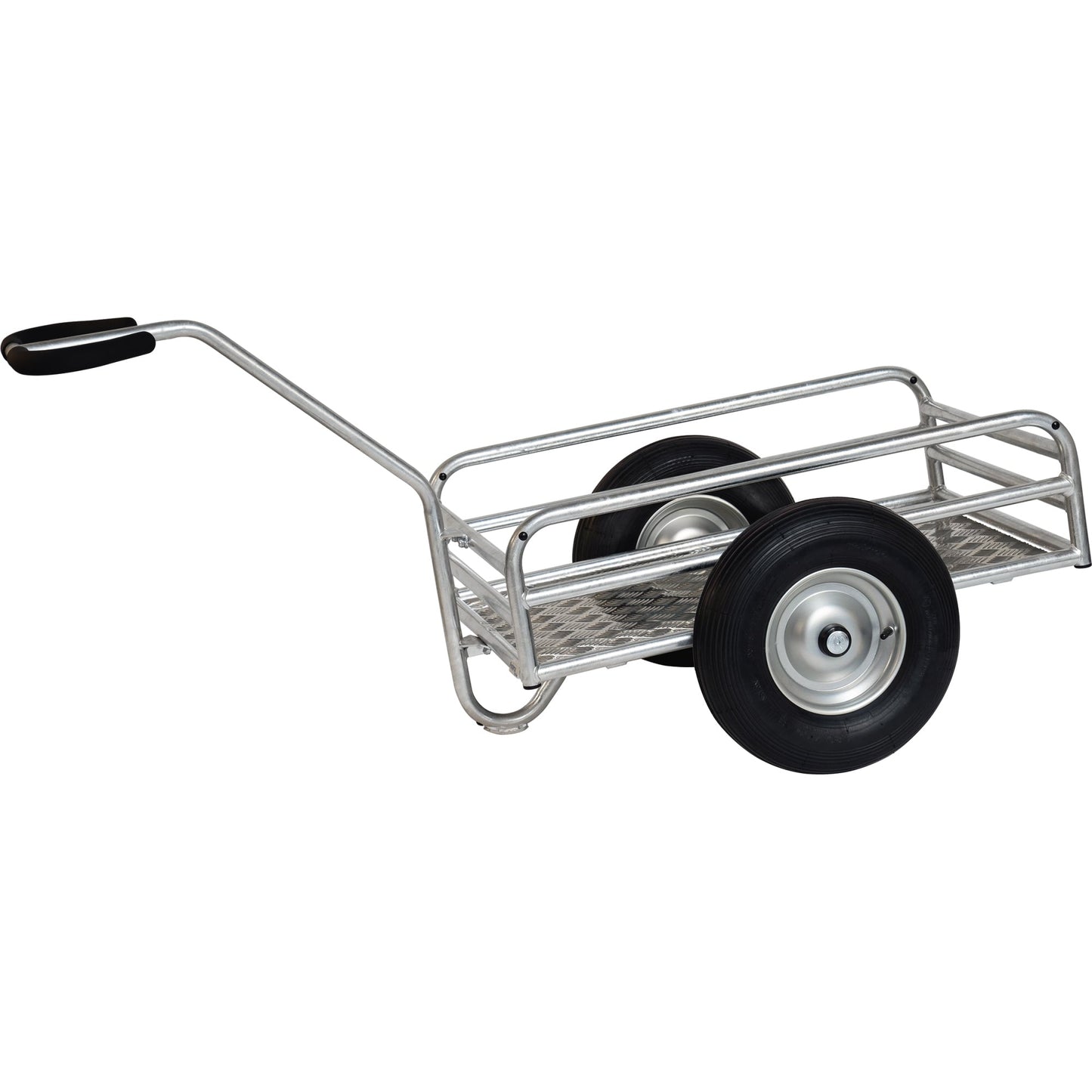Fetra Handwagen 84 x 81,1 x 152,5 cm (B x H x T) 400kg Stahl, feuerverzinkt silber