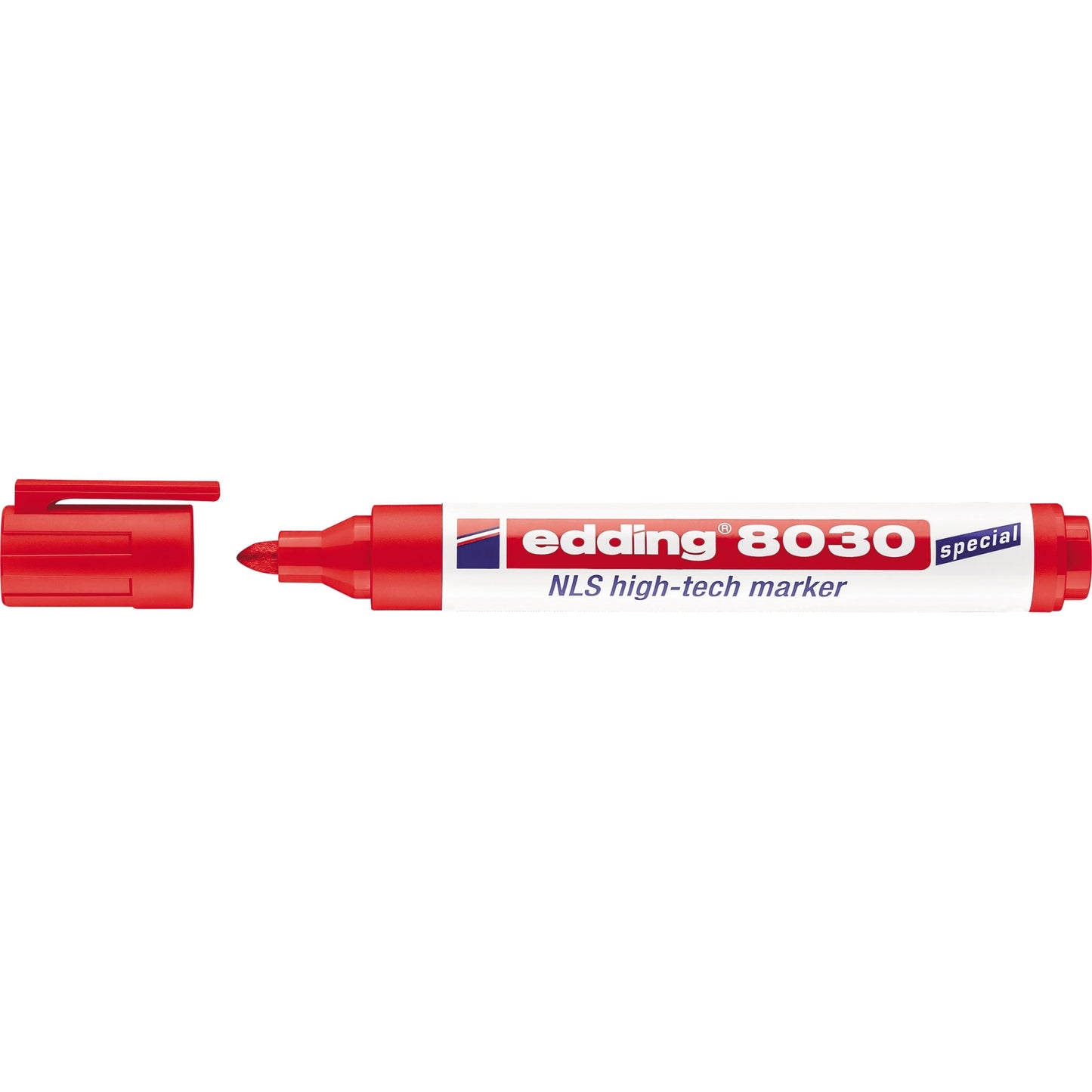 edding Permanentmarker 8030 NLS high-tech marker 1,5-3mm rot