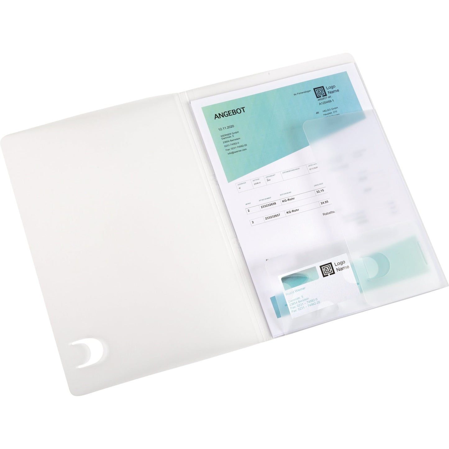 Oxford Angebotsmappe image basic DIN A4 Polypropylen farblos