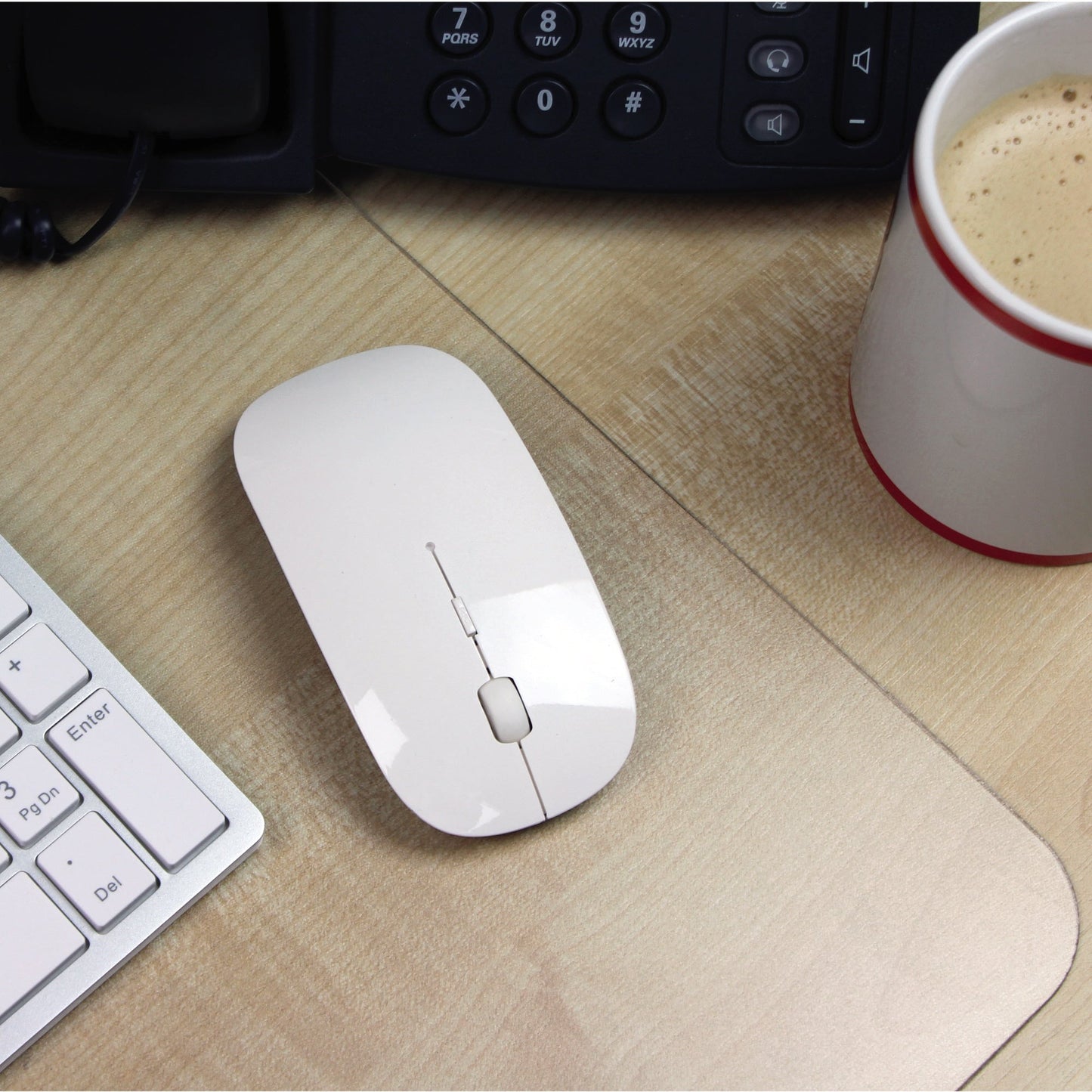 Desktex Schreibunterlage 43 x 56 cm (B x H) ohne Kalender Vinyl transparent 4 St./Pack.