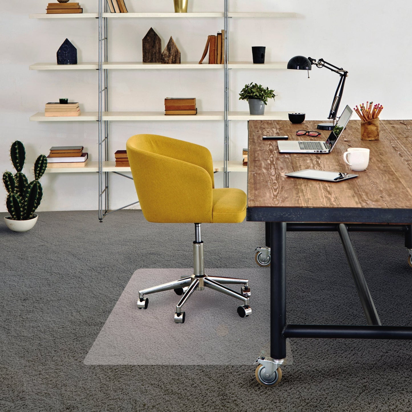 Cleartex Bodenschutzmatte advantagemat® 116 x 150 cm (B x T) Vinyl transparent
