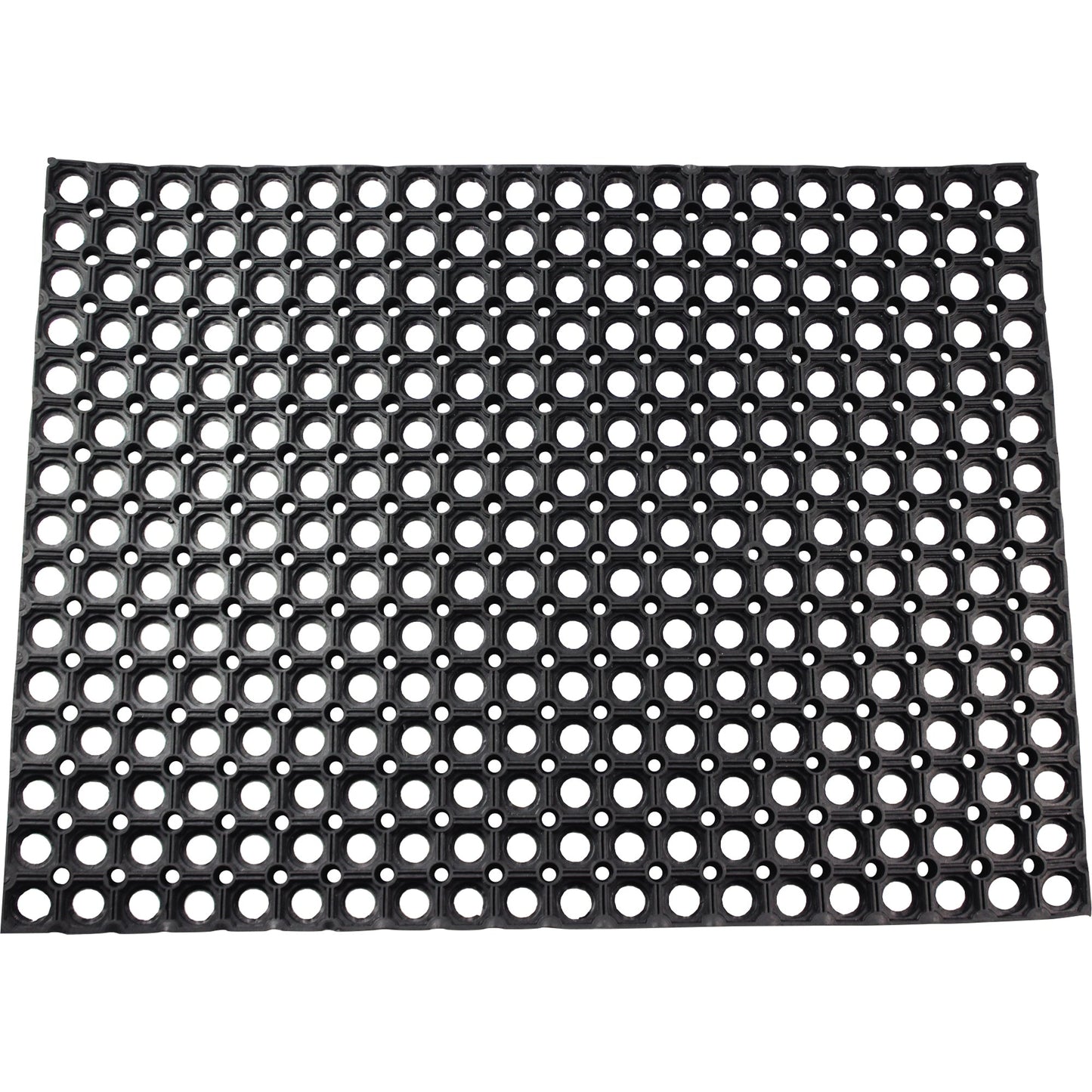Doortex Ringgummimatte octomat® Außenbereich 80 x 120 cm (B x T) Gummi schwarz
