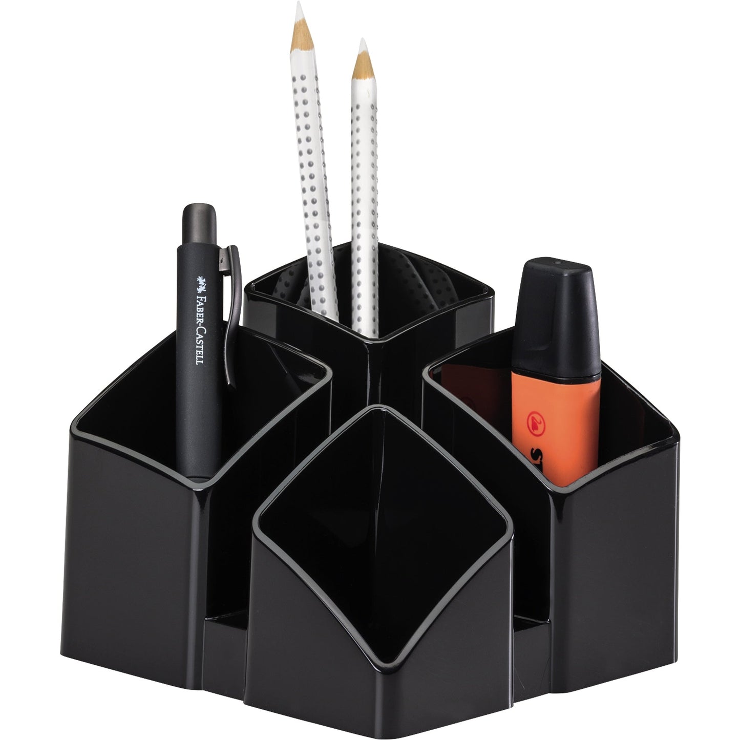 HAN Stifteköcher SCALA 12,5 x 10 x 12,5 cm (B x H x T) Polystyrol schwarz