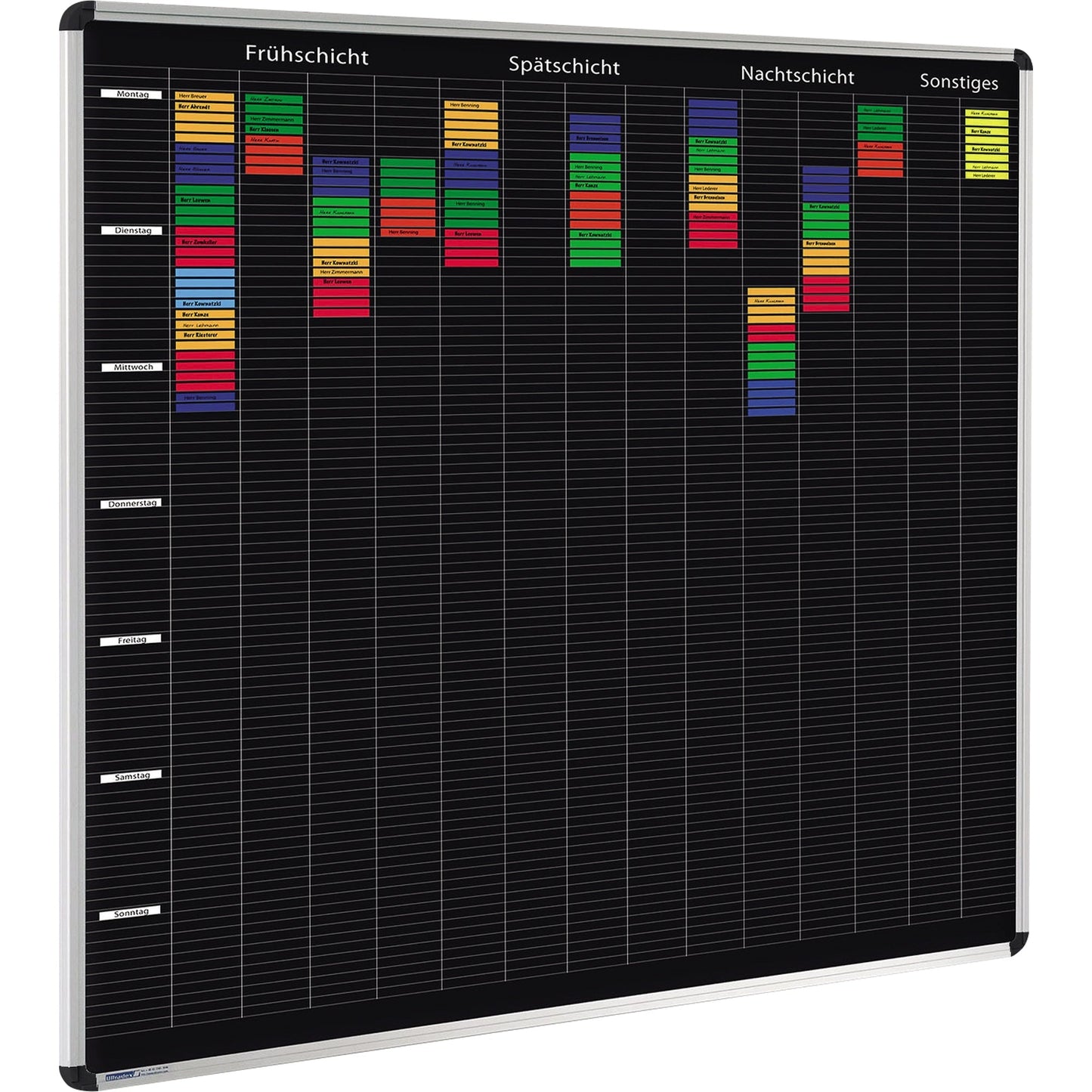 Ultradex Einsteckkarte Planrecord 7 x 3,2 cm (B x H) 190g/m² blau 90 St./Pack.