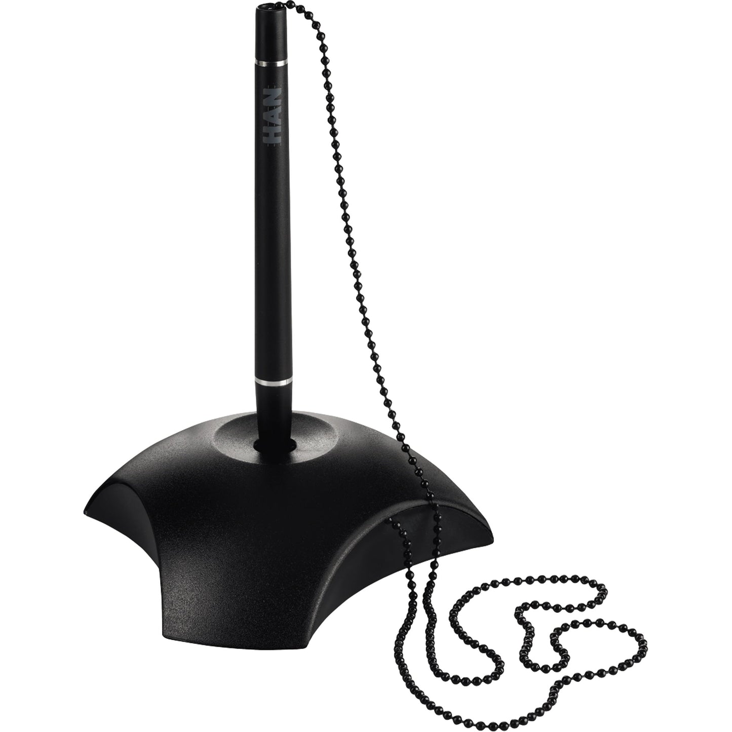 HAN Kugelschreiberständer DELTA 11,4 x 15,5 x 11,4 cm (B x H x T) schwarz Polystyrol schwarz