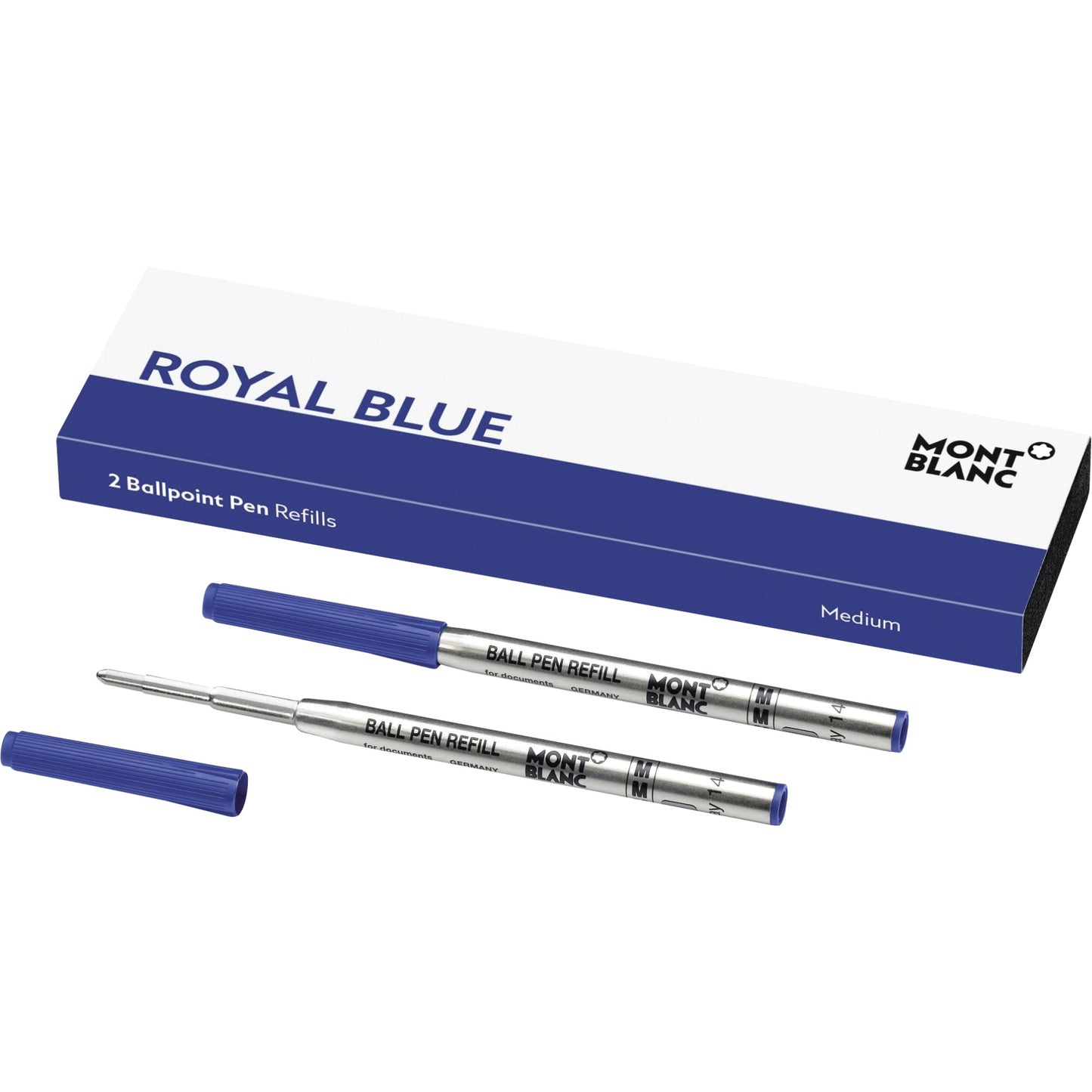 Montblanc Kugelschreibermine Montblanc Kugelschreiber M royal blue 2 St./Pack.