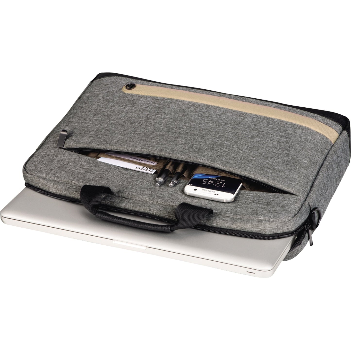 Hama Notebooktasche Terra 40 x 28 x 5 cm (B x H x T) 43 x 32 x 7 cm (B x H x T) Polyester, 100 % recycelt grau