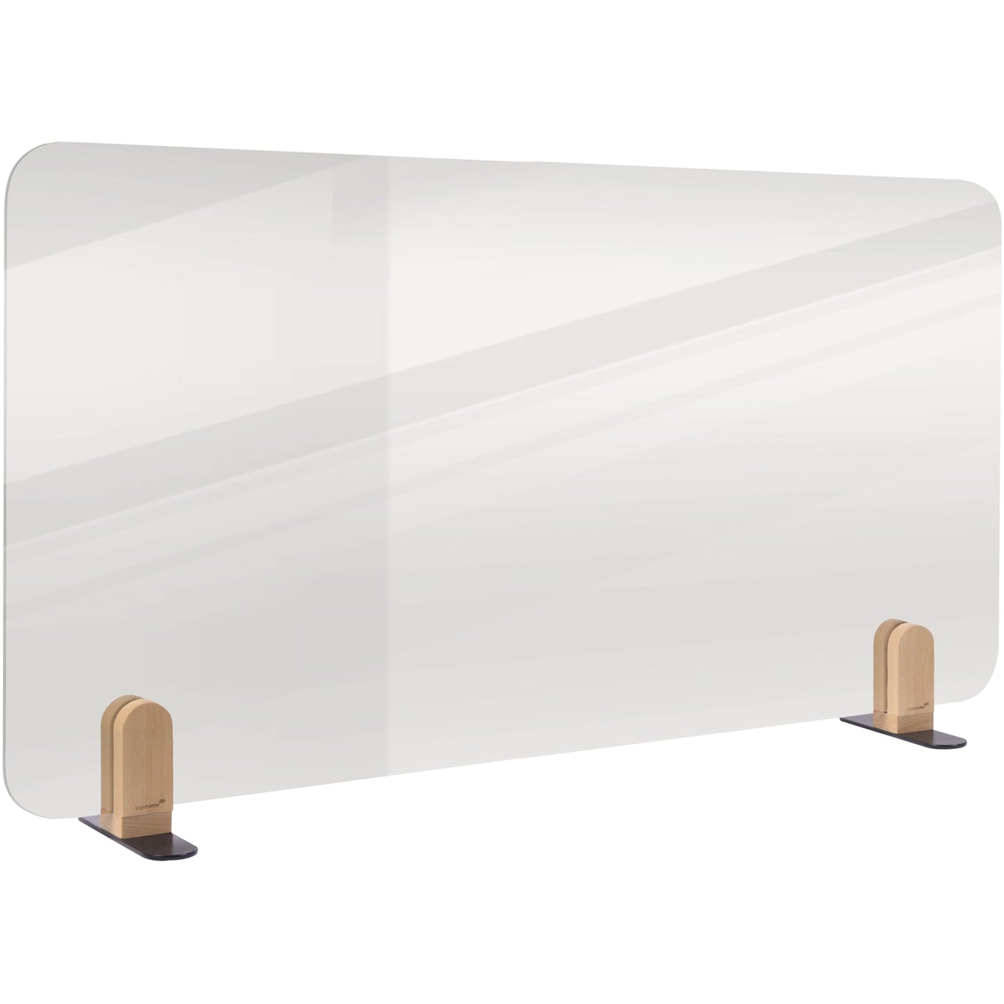 Legamaster Tischtrennwand ELEMENTS 120 x 60 cm (B x H) 0,5cm 7,09kg Polymethylmethacrylat transparent