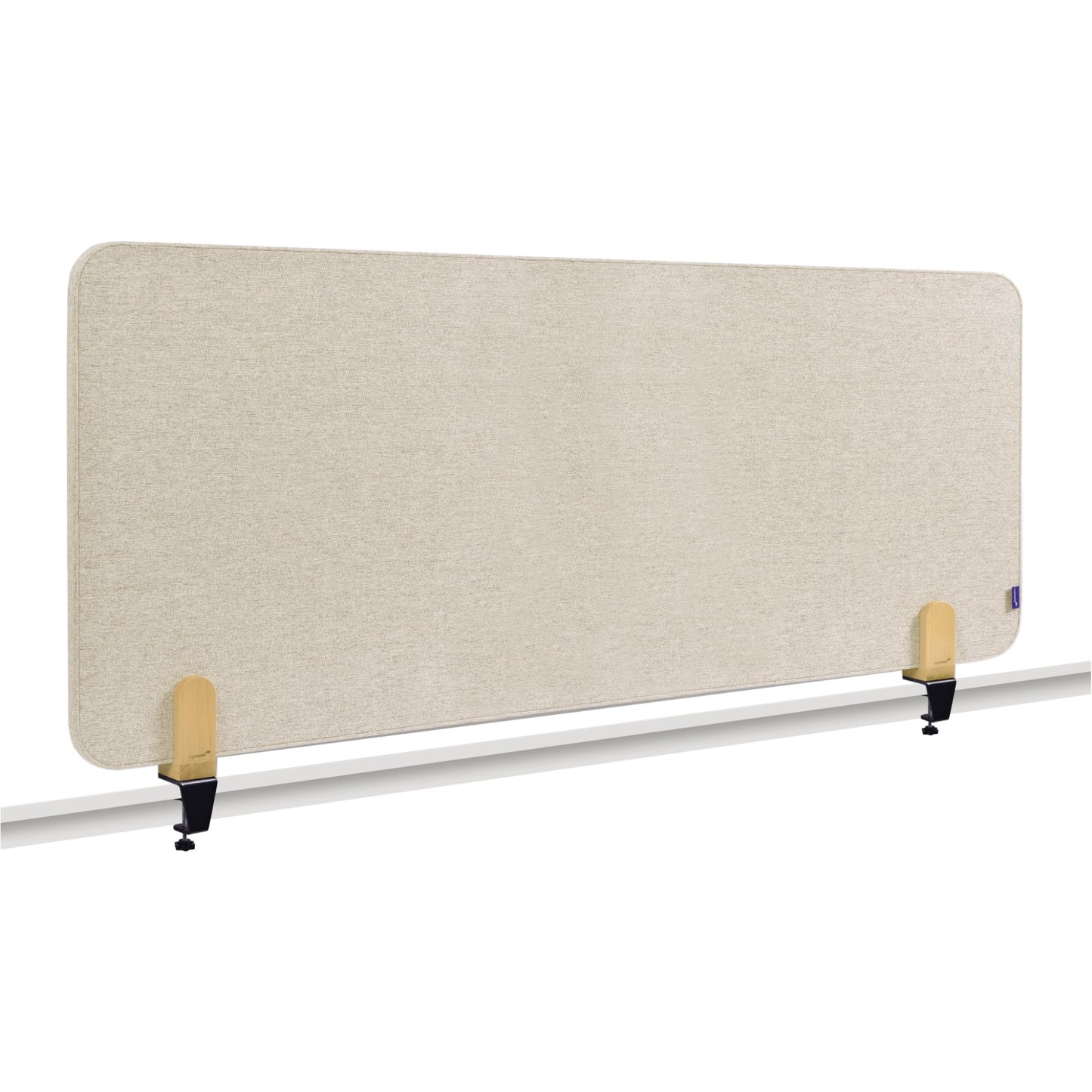 Legamaster Tischtrennwand ELEMENTS Akustik 160 x 60 cm (B x H) 2,1cm Schallabsorberklasse: C schwer entflammbar 6,12kg Textil beige