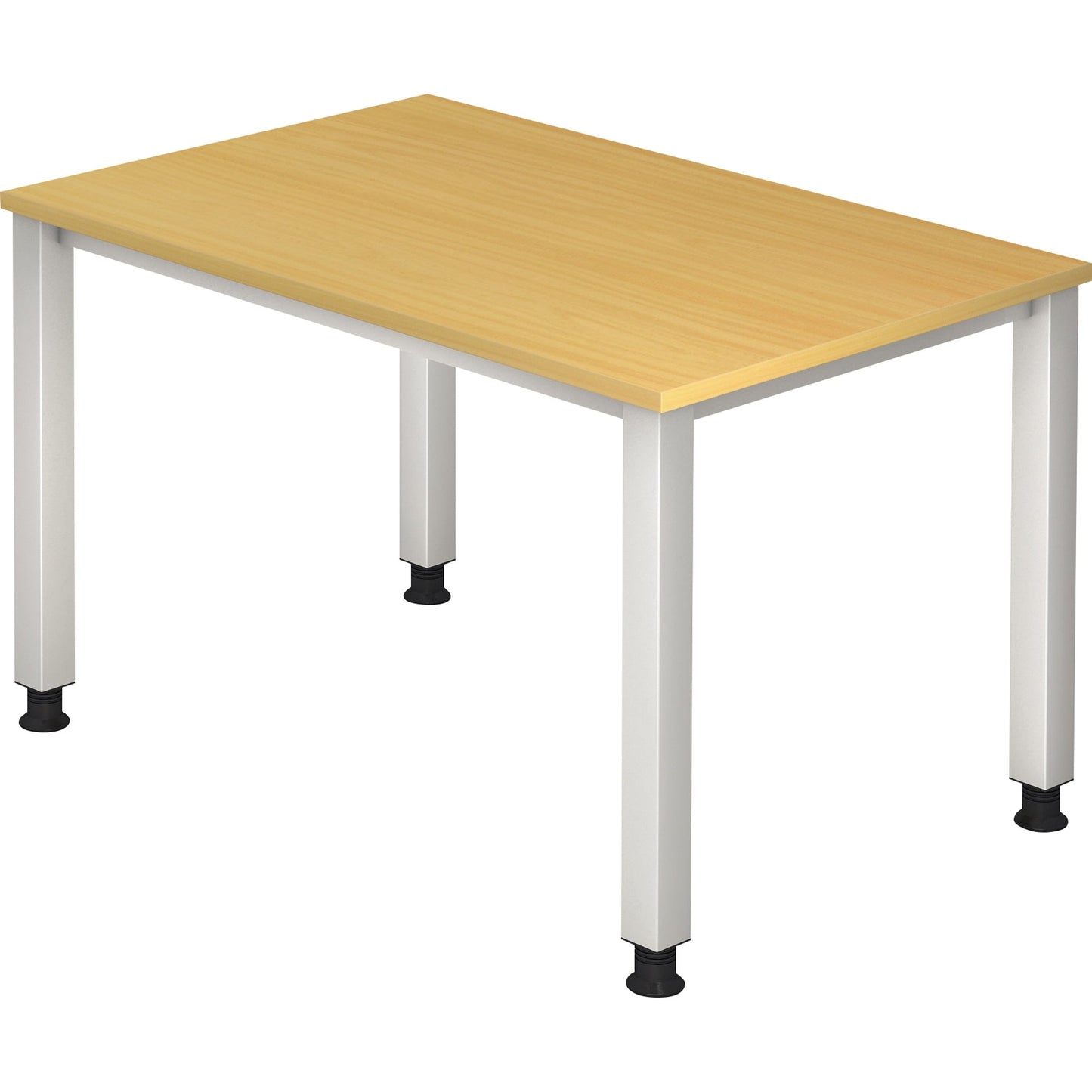 Hammerbacher Schreibtisch Q-Serie Maße: 1.200 x 685-810 x 800 mm (B x H x T) Spanplatte buche