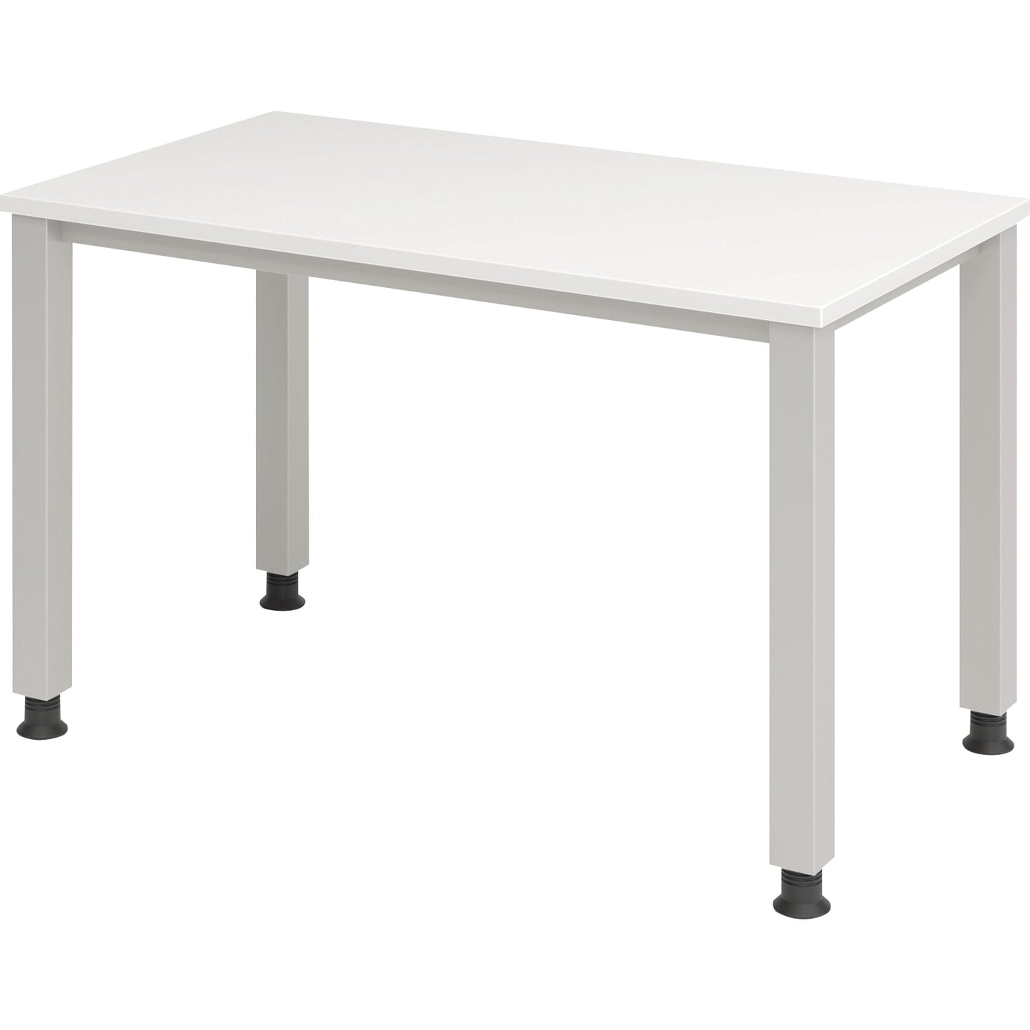 Hammerbacher Schreibtisch Q-Serie mini Maße: 1.200 x 685-810 x 672 mm (B x H x T) Spanplatte weiß