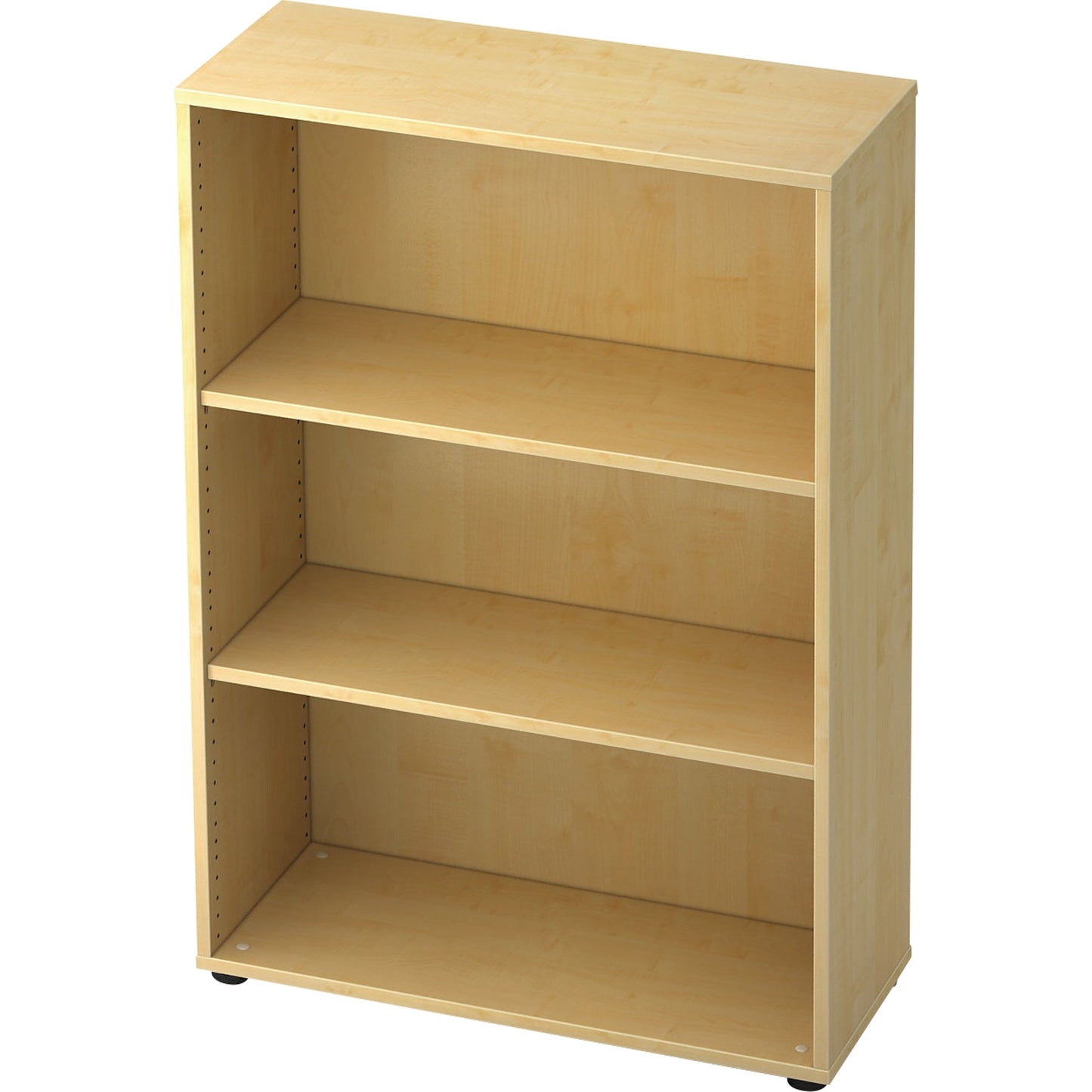 Hammerbacher Regal Basic 800 x 1.144 x 330 mm (B x H x T) 28kg 2 Fachböden Holzwerkstoffplatte, melaminharzbeschichtet ahorn