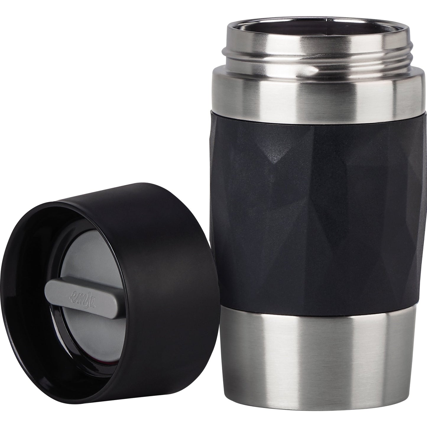 EMSA Thermobecher Travel Mug Compact Mehrweg 300ml Edelstahl silber