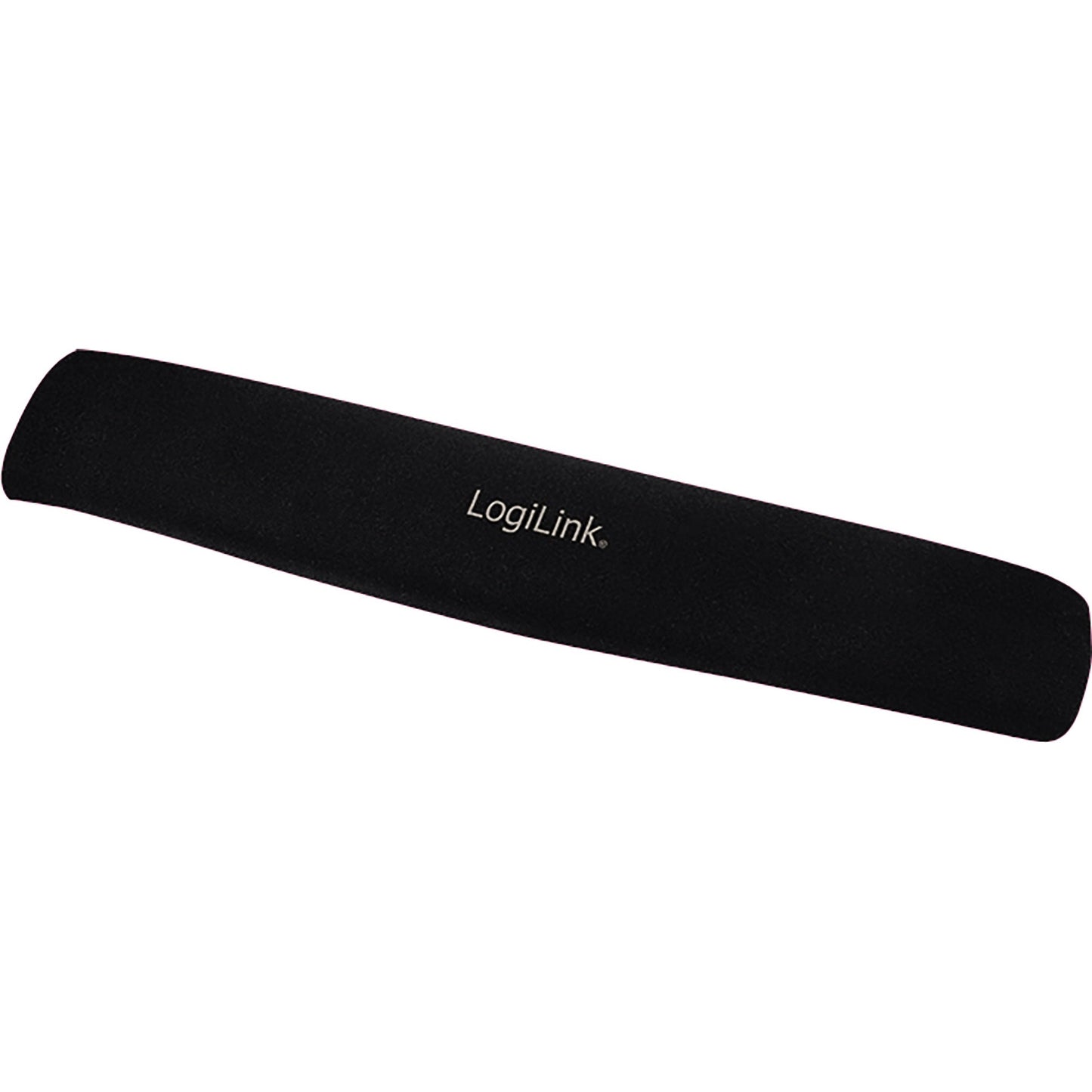 LogiLink Handgelenkauflage Links- und Rechtshänder 40 x 1,5 x 6,5 cm (B x H x T) Nylon/PVC schwarz