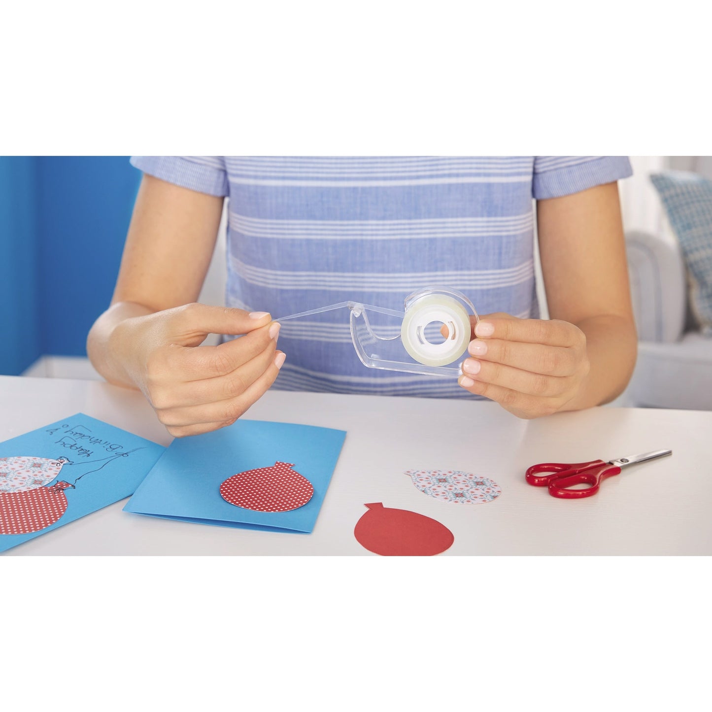 tesa® Klebefilm tesafilm® 12 mm x 7,5 m (B x L) beidseitig klebend mit Lösungsmittel Polypropylen transparent