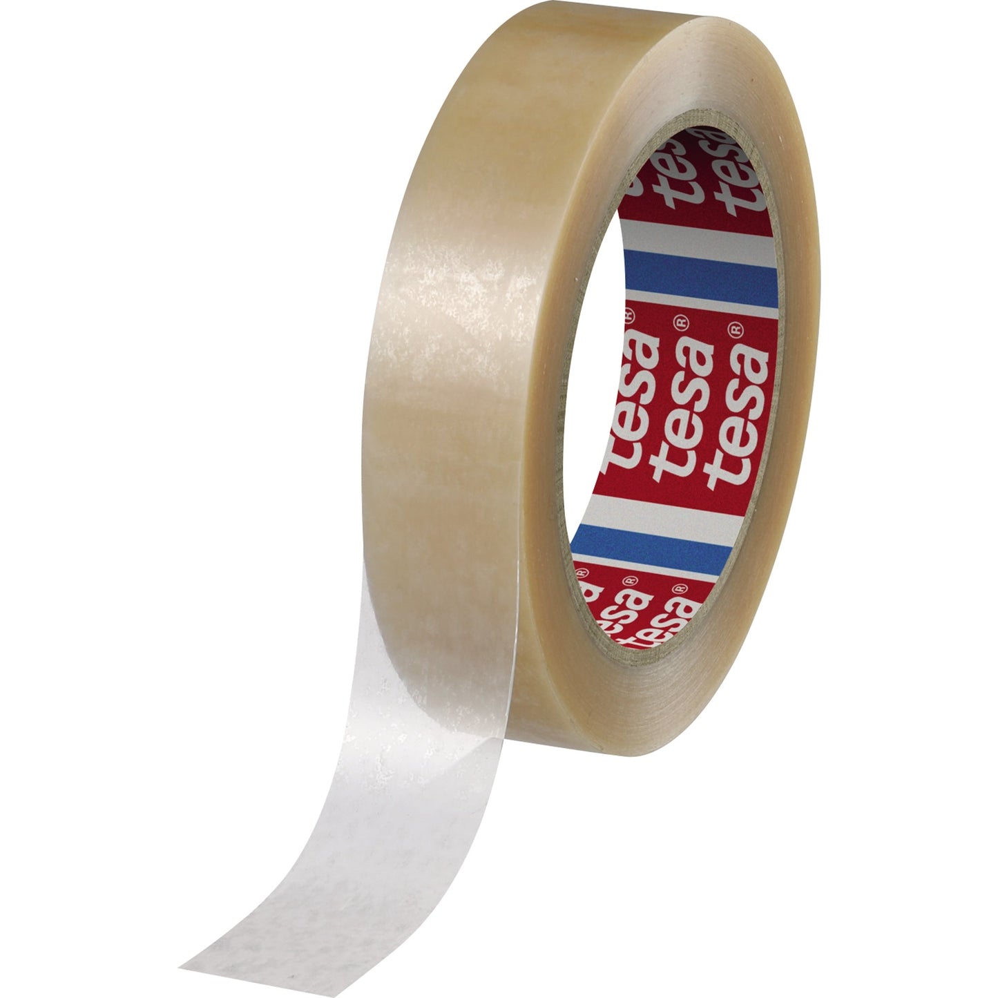 tesa® Klebefilm 04104 25 mm x 66 m (B x L) einseitig klebend mit Lösungsmittel PVC transparent