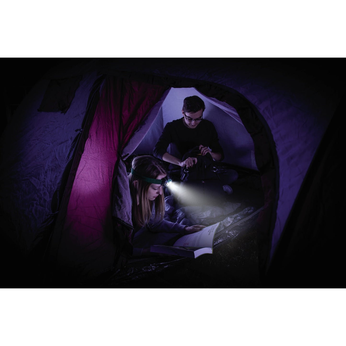 Energizer® Stirnlampe Vision Ultra HD 400lm 80m LED Low: 15 h, Wide low: 15 h, Wide: 5 h, High: 4 h Akku Li-Ion Kunststoff schwarz