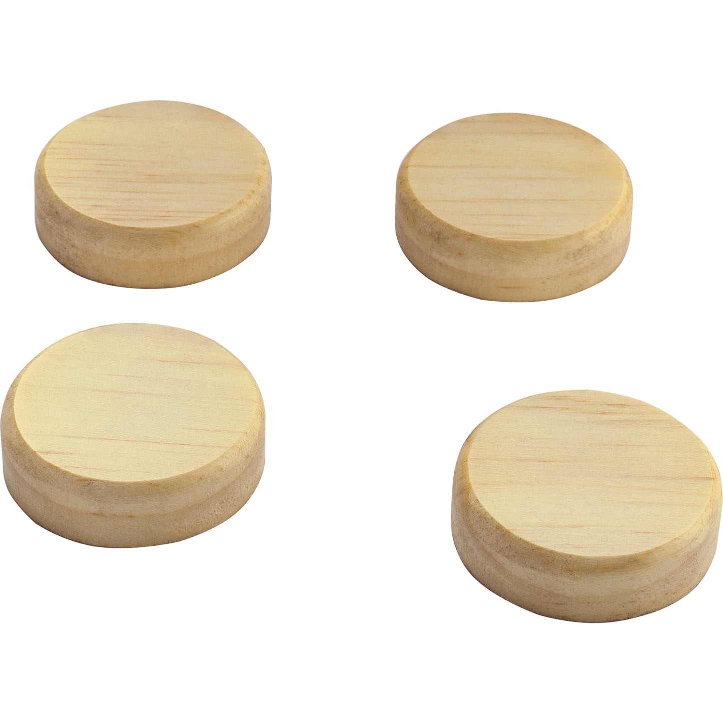SIGEL Magnet 33 x 9 mm (Ø x H) Pinienholz natur 4 St./Pack.
